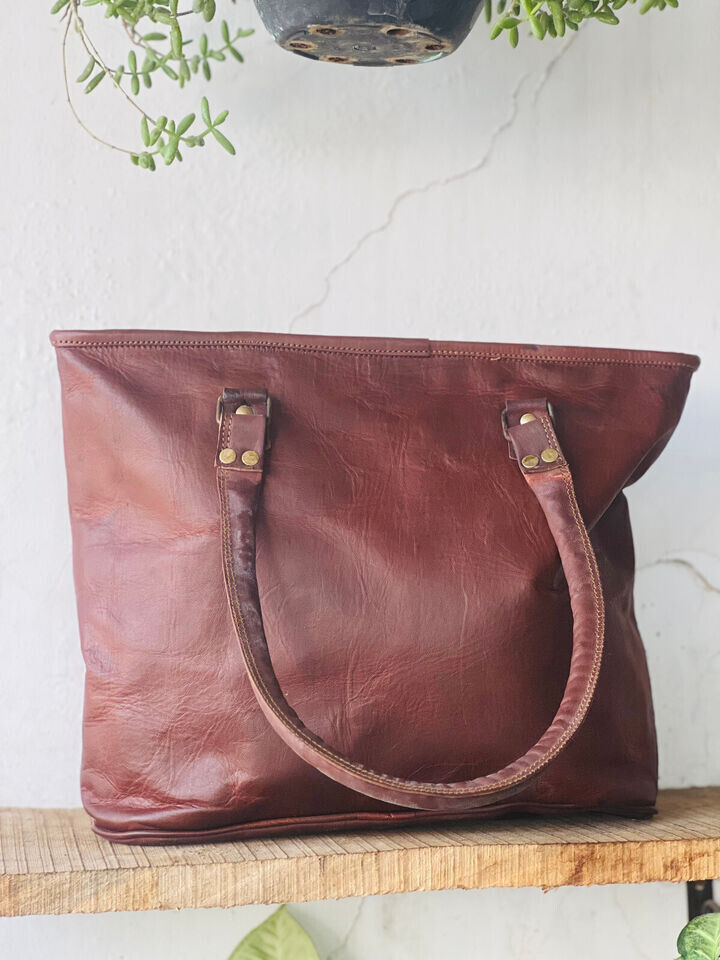 Men’s Craft With class School Genuine Goat Leather Vintage Bag