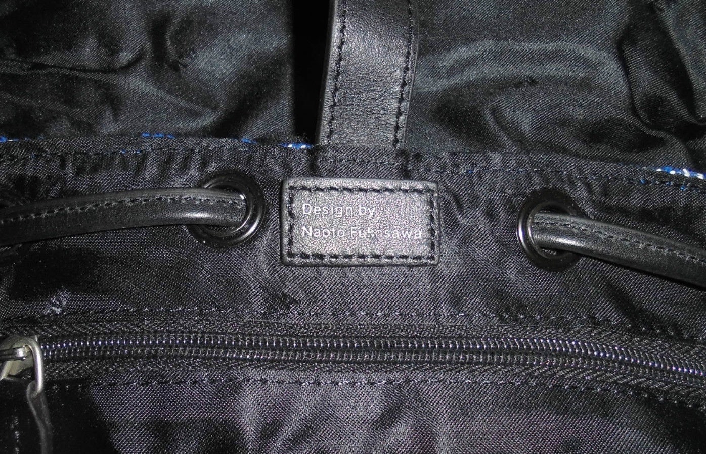 Nava – N-Wool Backpack – Color Blue 34 x 26 x 15 cm.100% Wool Italy