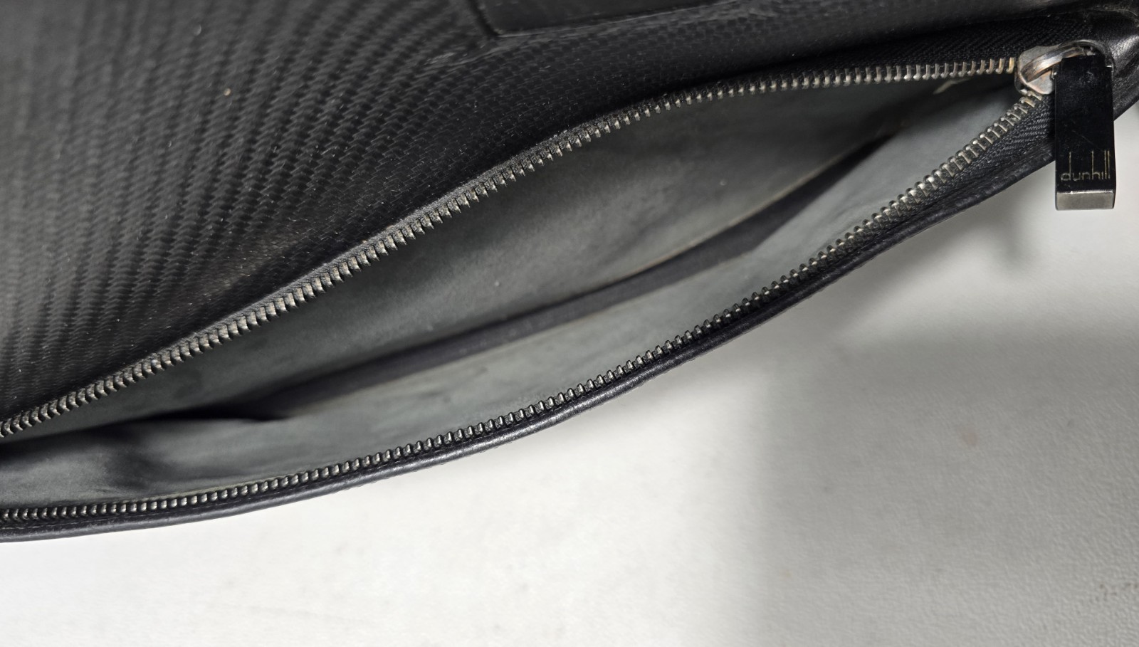 Alfred Dunhill Textured Leather Briefcase Document Case Made in Spain
