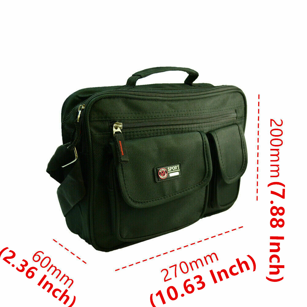 Men Multifunctional Waterproof Messenger Shoulder Satchel Business Briefcase Bag