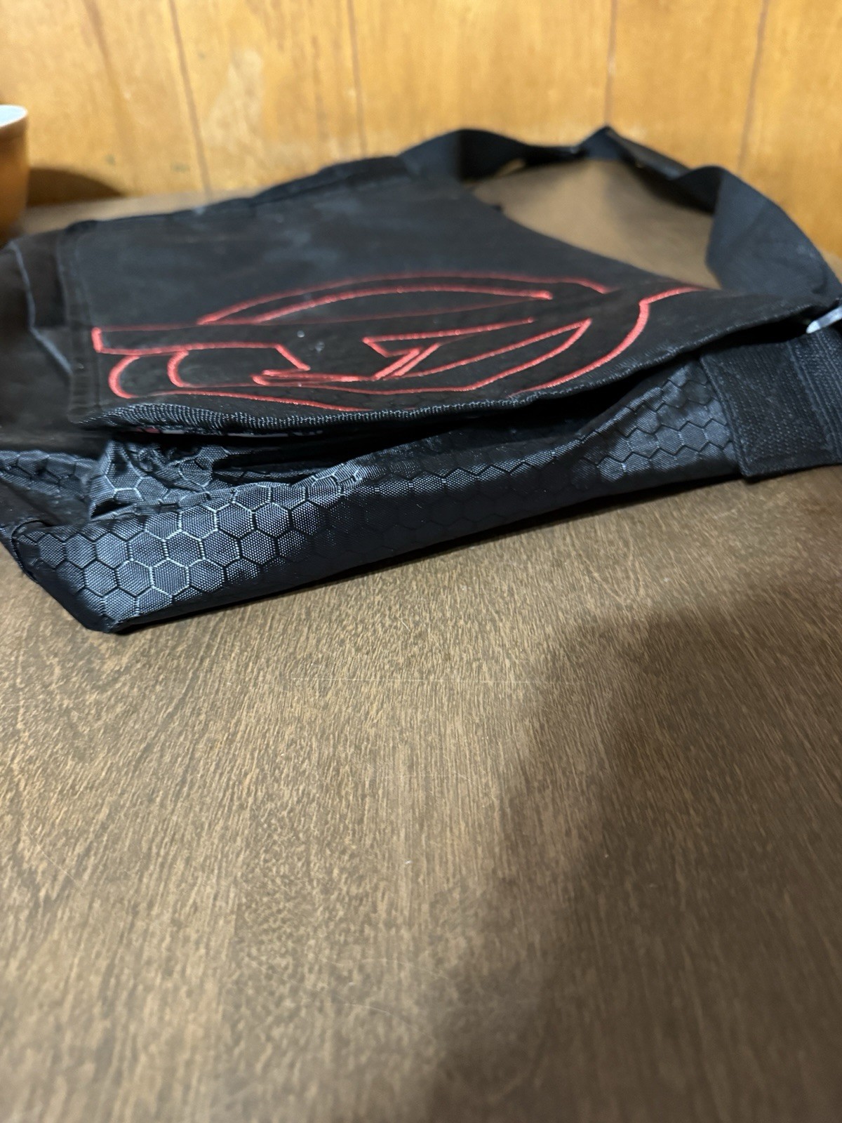 Marvel Avengers Messenger Bag Black Red Logo