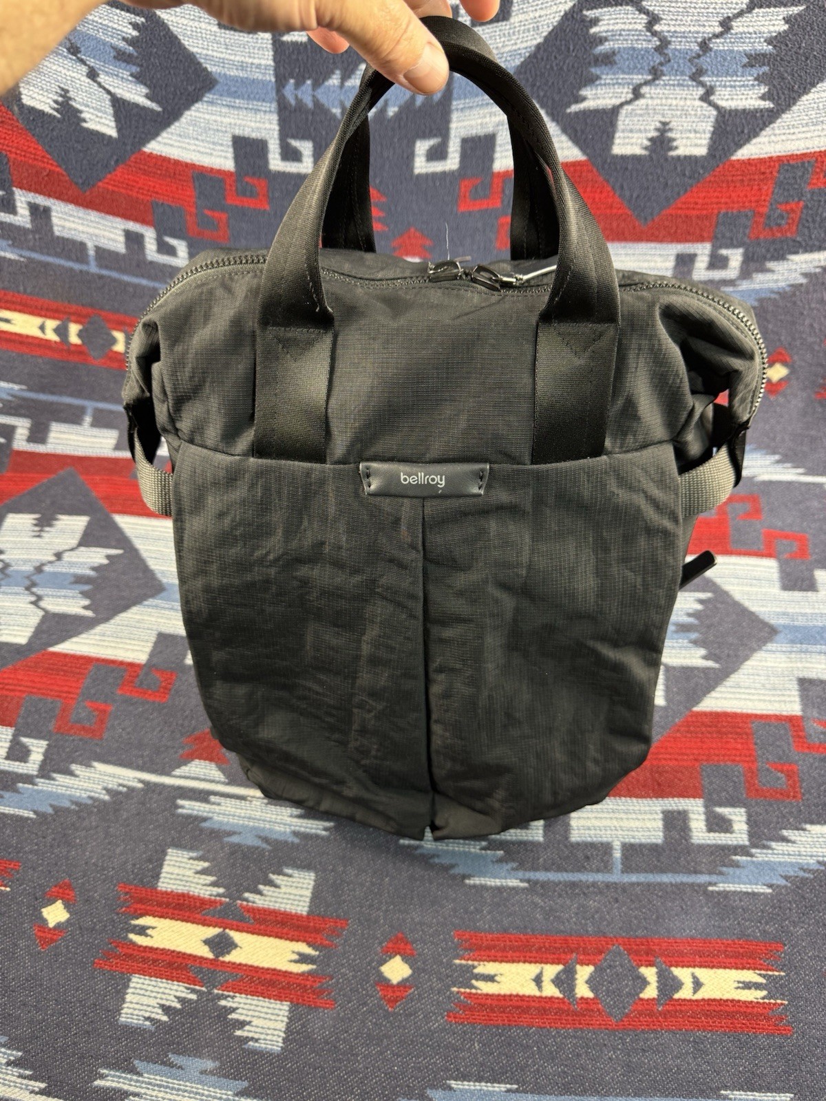Bellroy Tokyo Totepack 20L – Raven Black Lightweight Backpack Travel Hiking