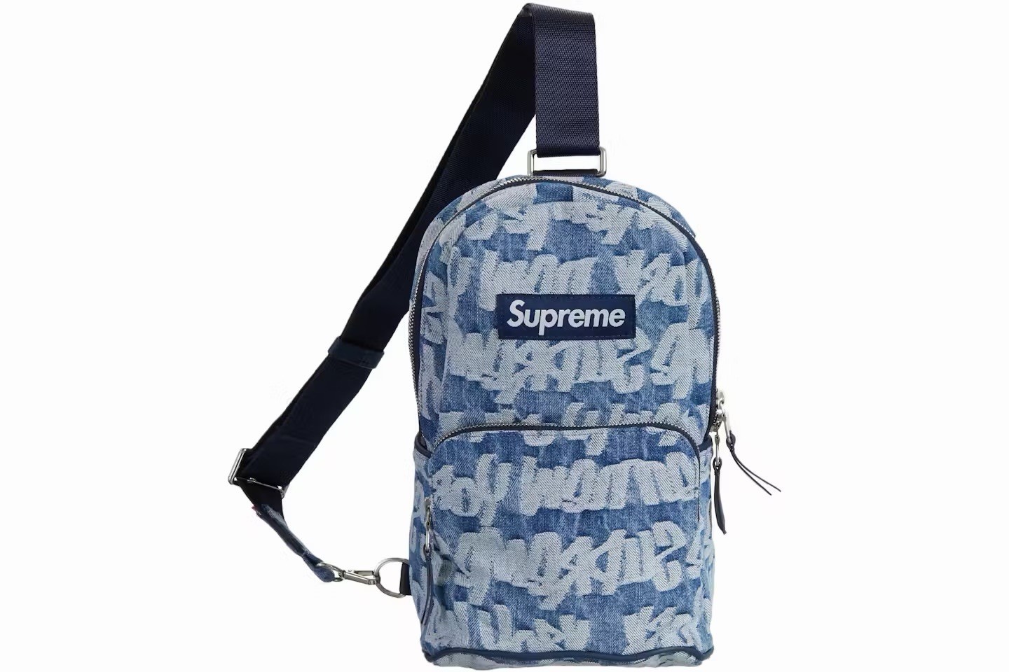 Supreme Fat Tip Jacquard Denim Sling Bag NEW ✅FREE SHIPPING✅