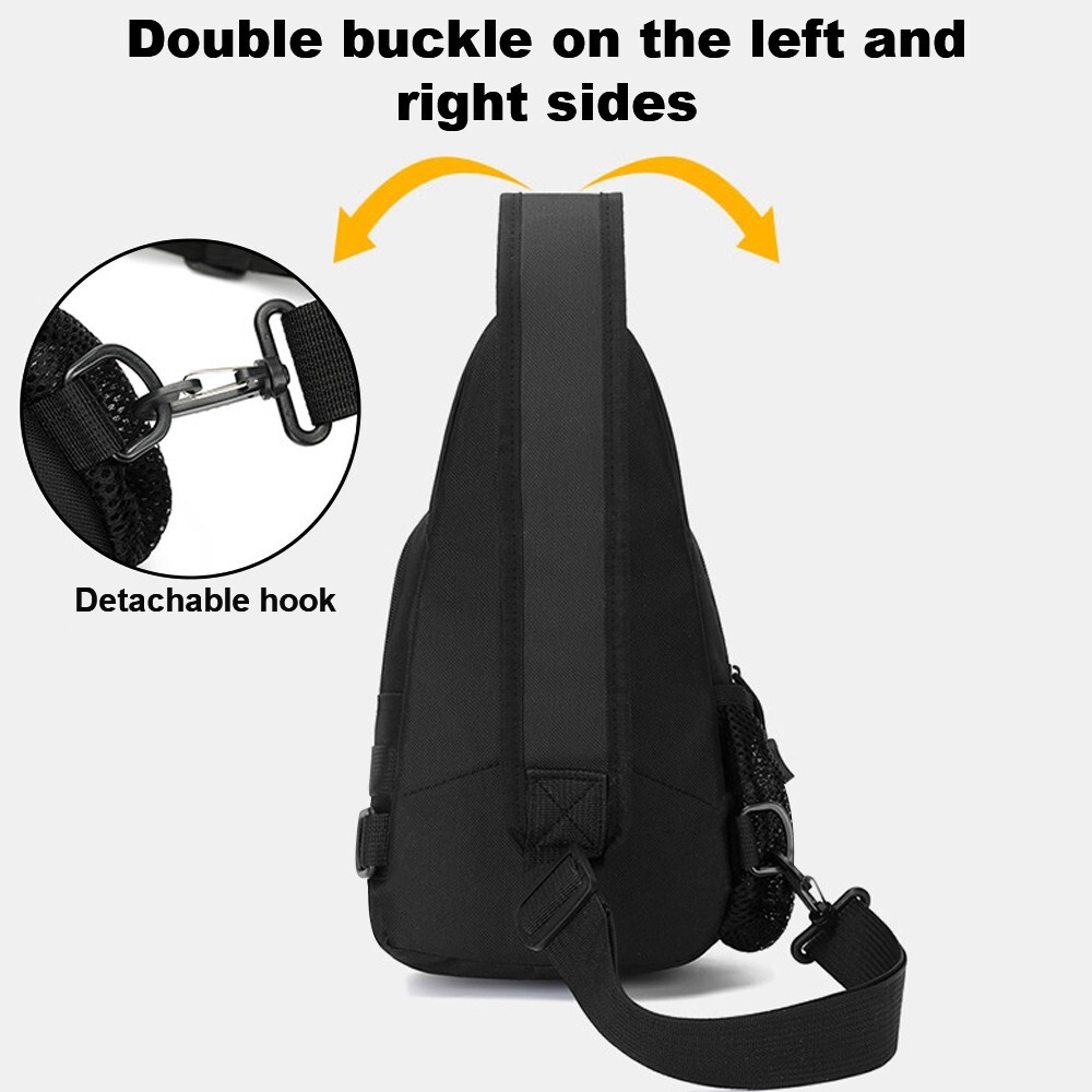 Stylish Sling Backpack-Versatile Travel Crossbody for Sports&Everyday Casual Use