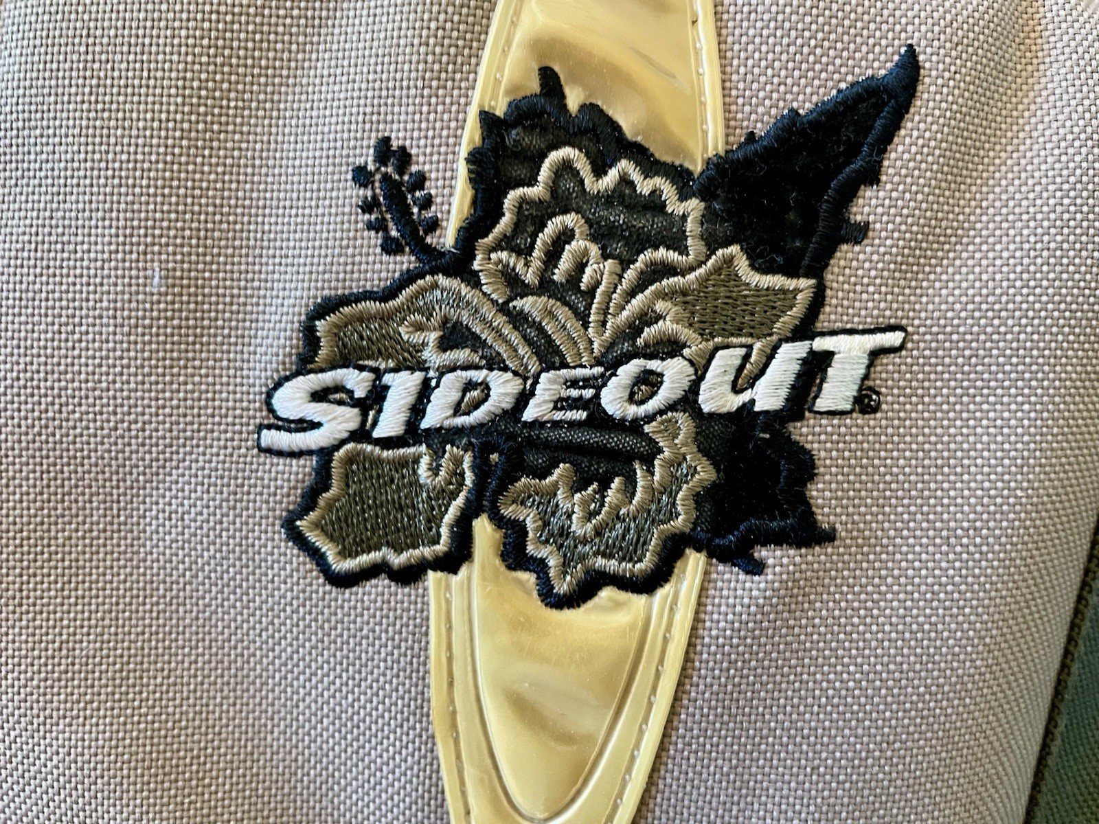 Vintage SIDEOUT Bag Y2K Surfboards Messenger Large Olive/Khaki 18×10