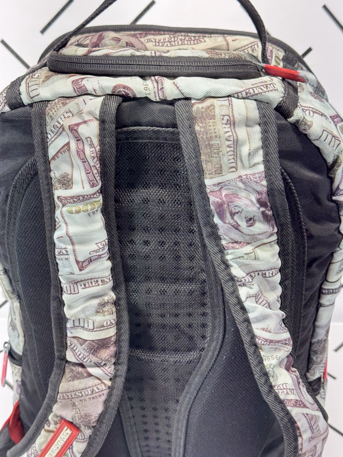 Rare 2015 SPRAYGROUND Iron Man Raining Money Marvel Backpack