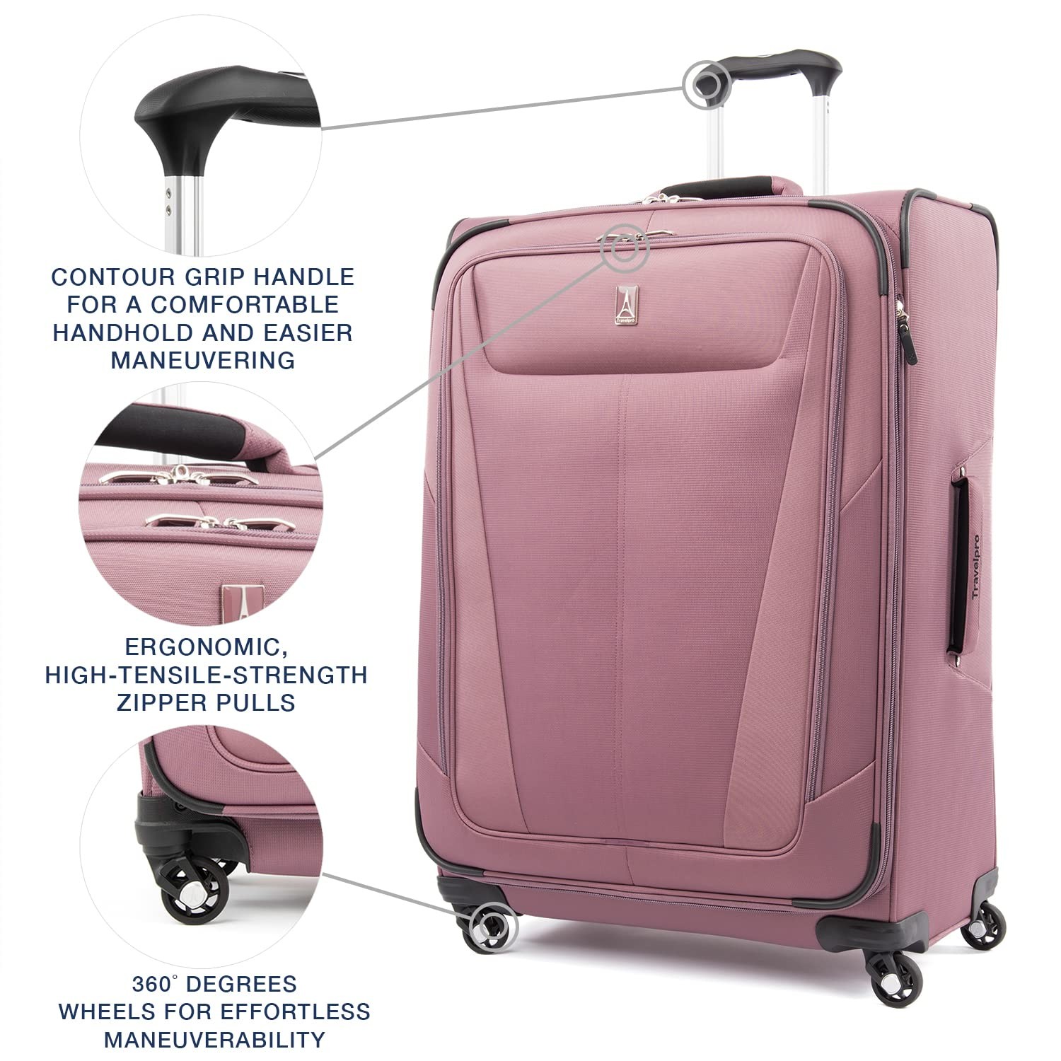 Travelpro Maxlite 5 Softside Expandable Luggage with 4 Spinner Wheels 29 Inch U8
