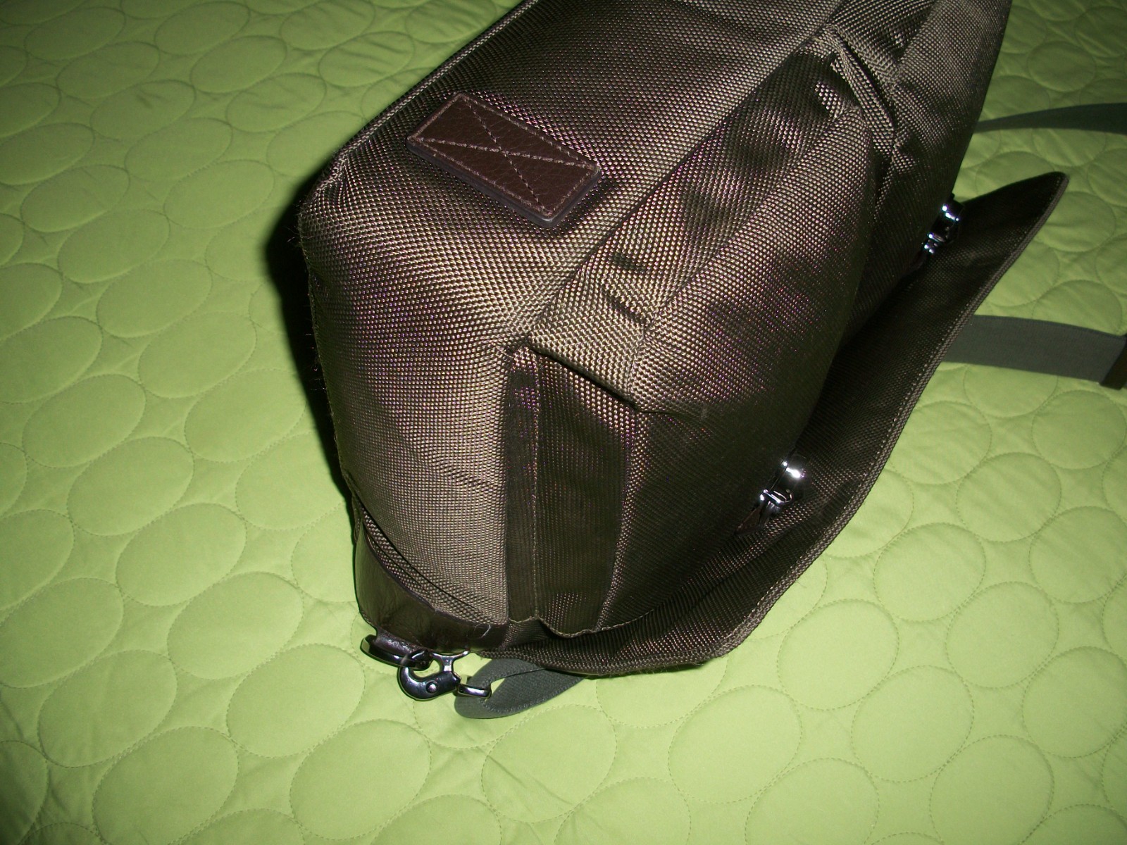 Mulberry Briefcase/Laptop Nylon/Leather Trim Shoulder/Crossbody Bag
