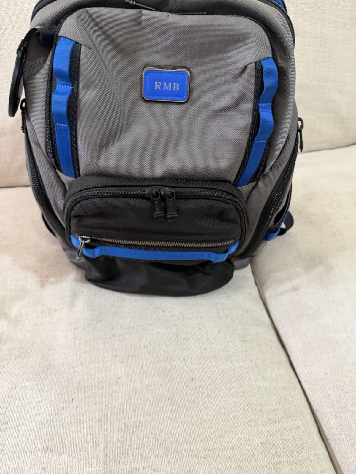 Tumi Alpha Bravo Navigation Backpack – Blue & Gray Colorway