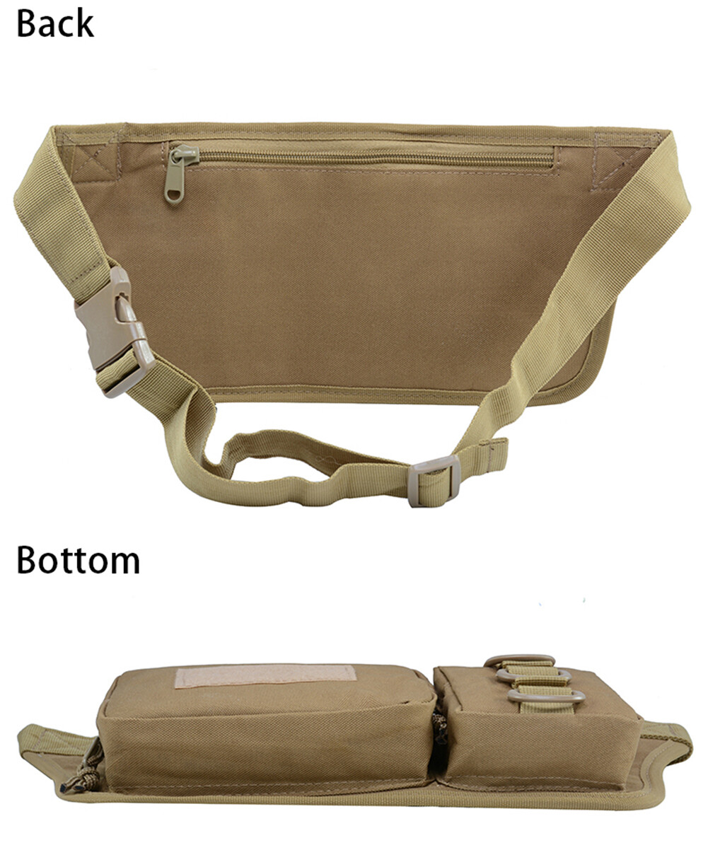 Men’s Shoulder Bag Mobile Phone Pack Cycling Hiking Anti-theft Pocket Waist Bag