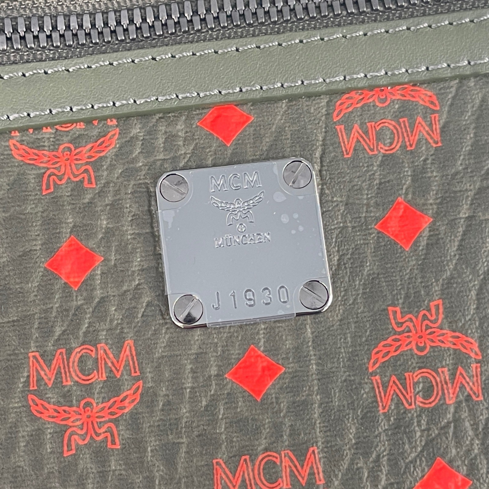 MCM AREN VISETOS CROSSBODY BAG WINTER MOSS MMR DSTA05 G8001 New