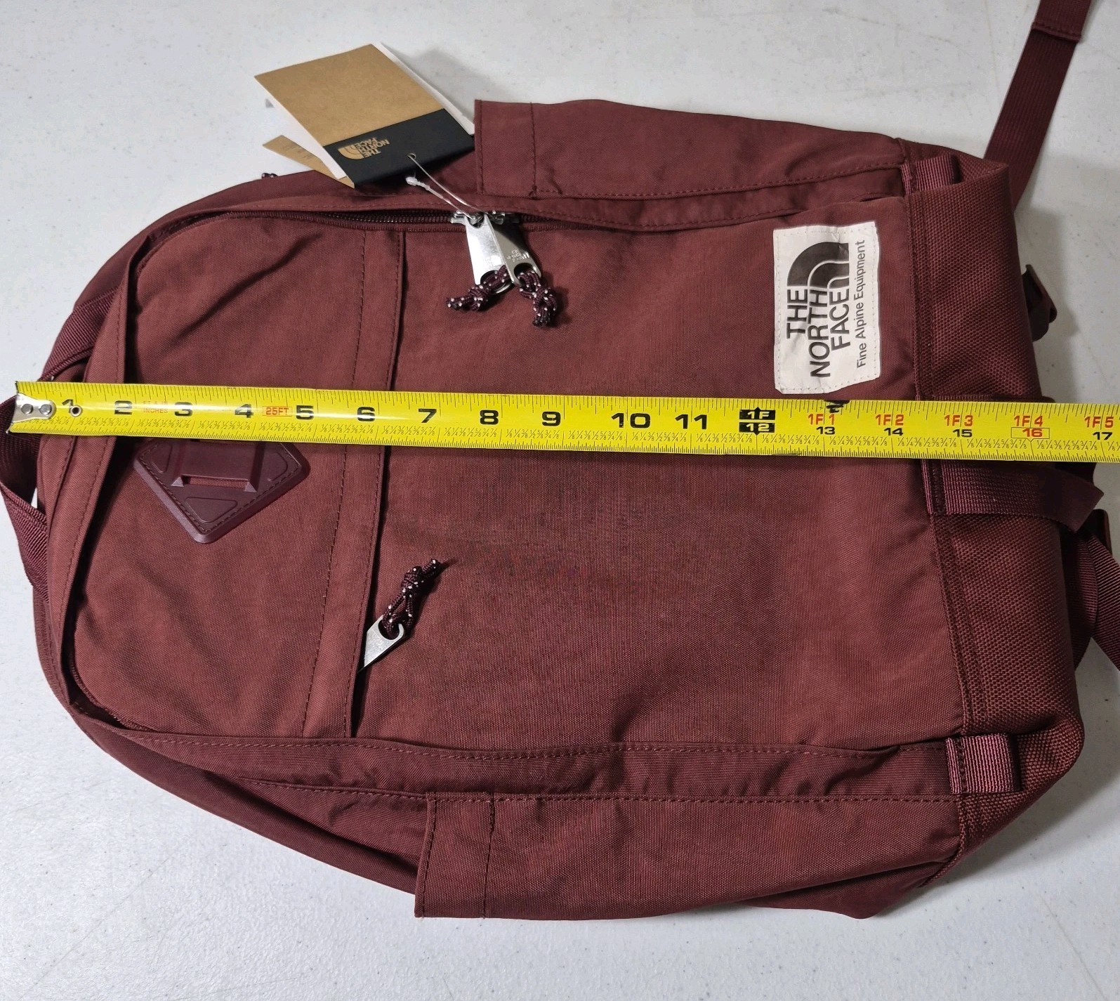 NEW THE NORTH FACE Berkeley Daypack One Size Sumac Backpack