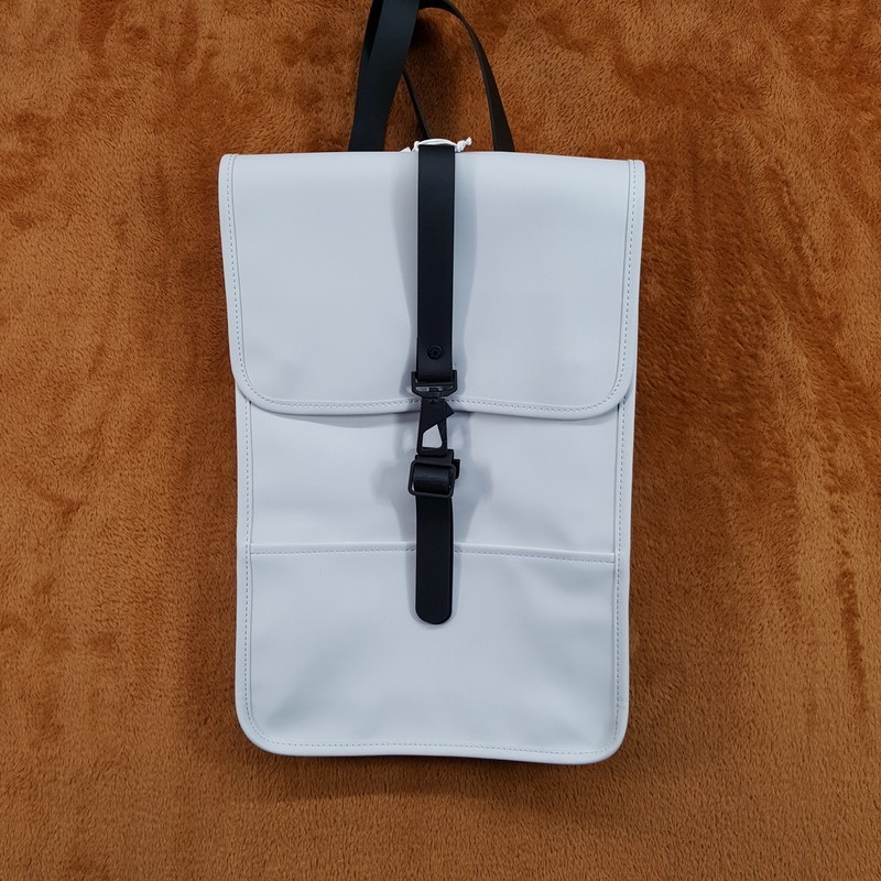 RAINS Backpack W3 Mini Light Grey Ash Waterproof Bag Minimalist Unisex