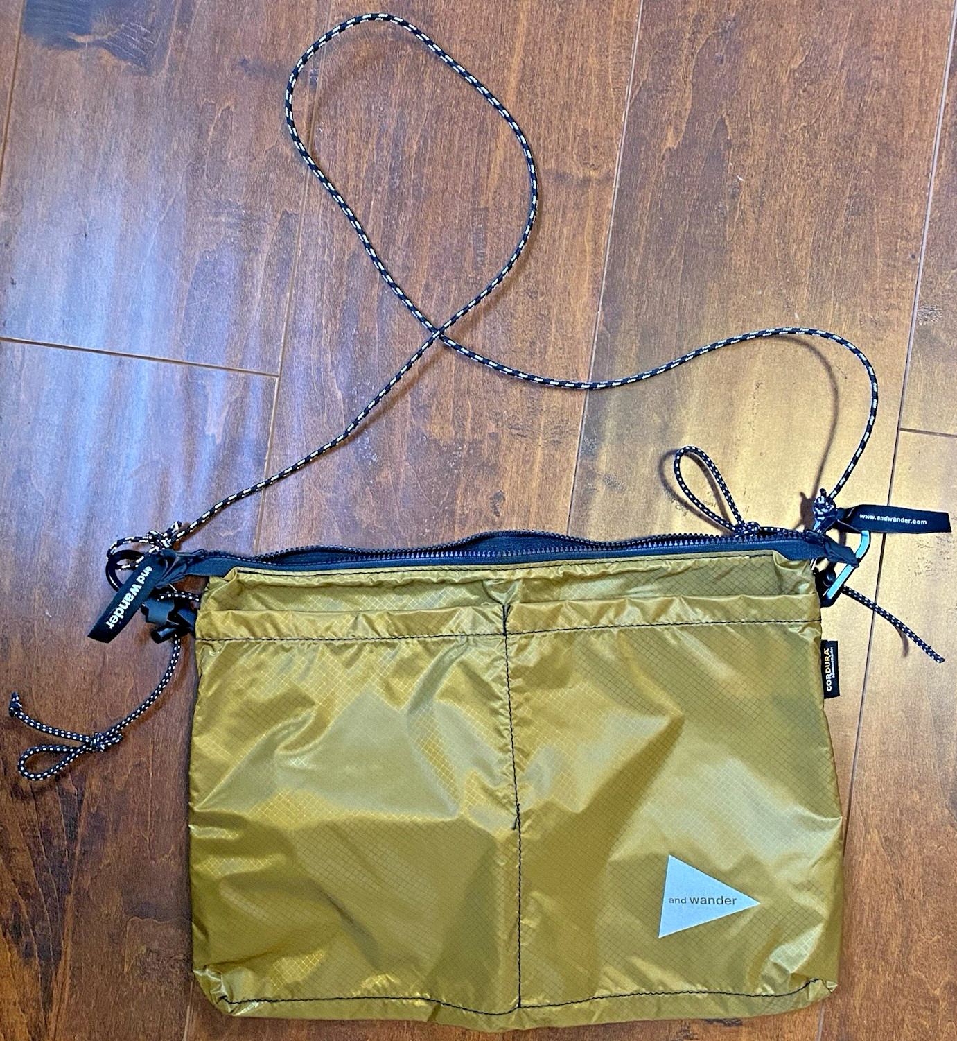 And wander yellow cordura sacoche bag