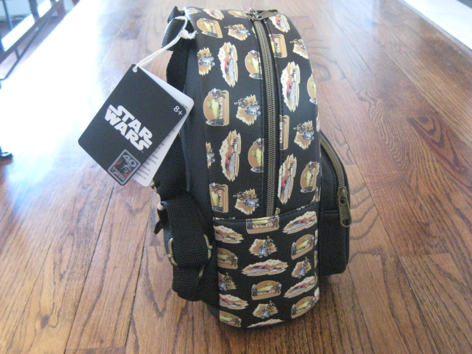 Star Wars Return of the Jedi 40th Ann All Over Print Mini-Backpack + Wallet Set!