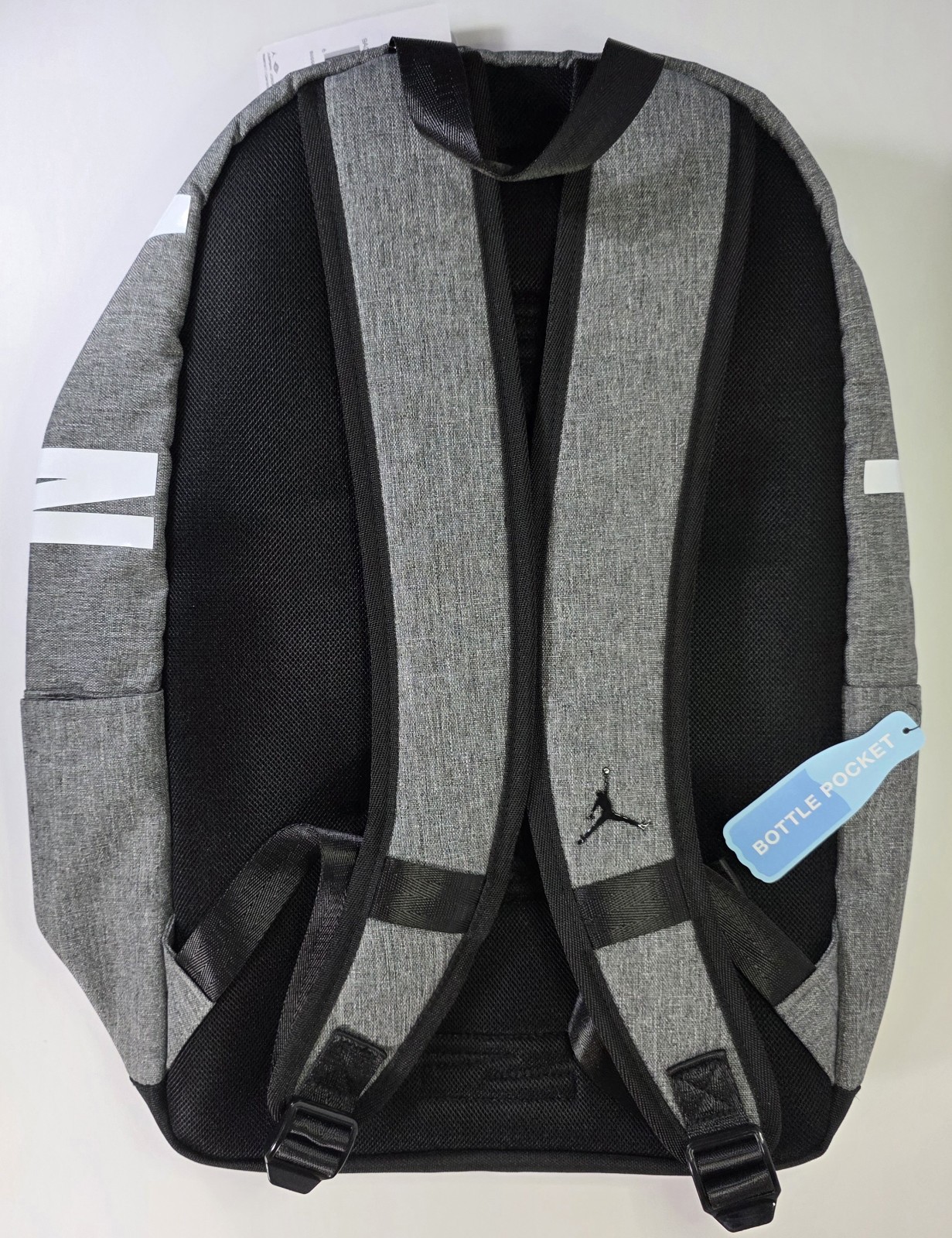 Air Jordan Patrol School Backpack 15” Laptop w/ Bottle Pockets – Carbon Heather