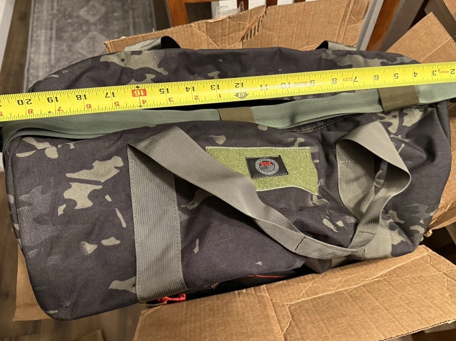 SOE Special Operations Equipment 24 Inch RoundDuffel Multicam Black USA