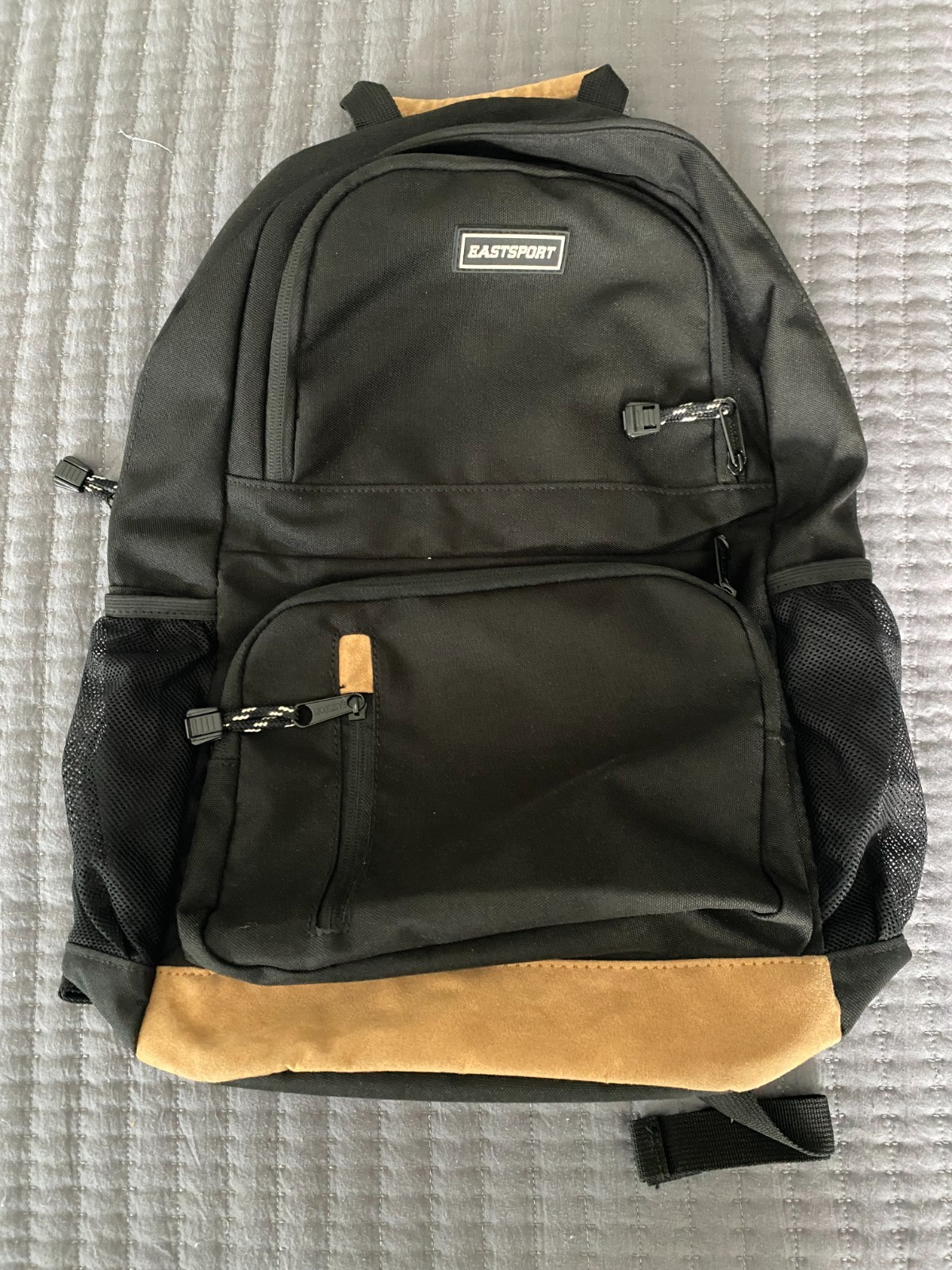 Eastsport Black and Brown Cool Student Backpack