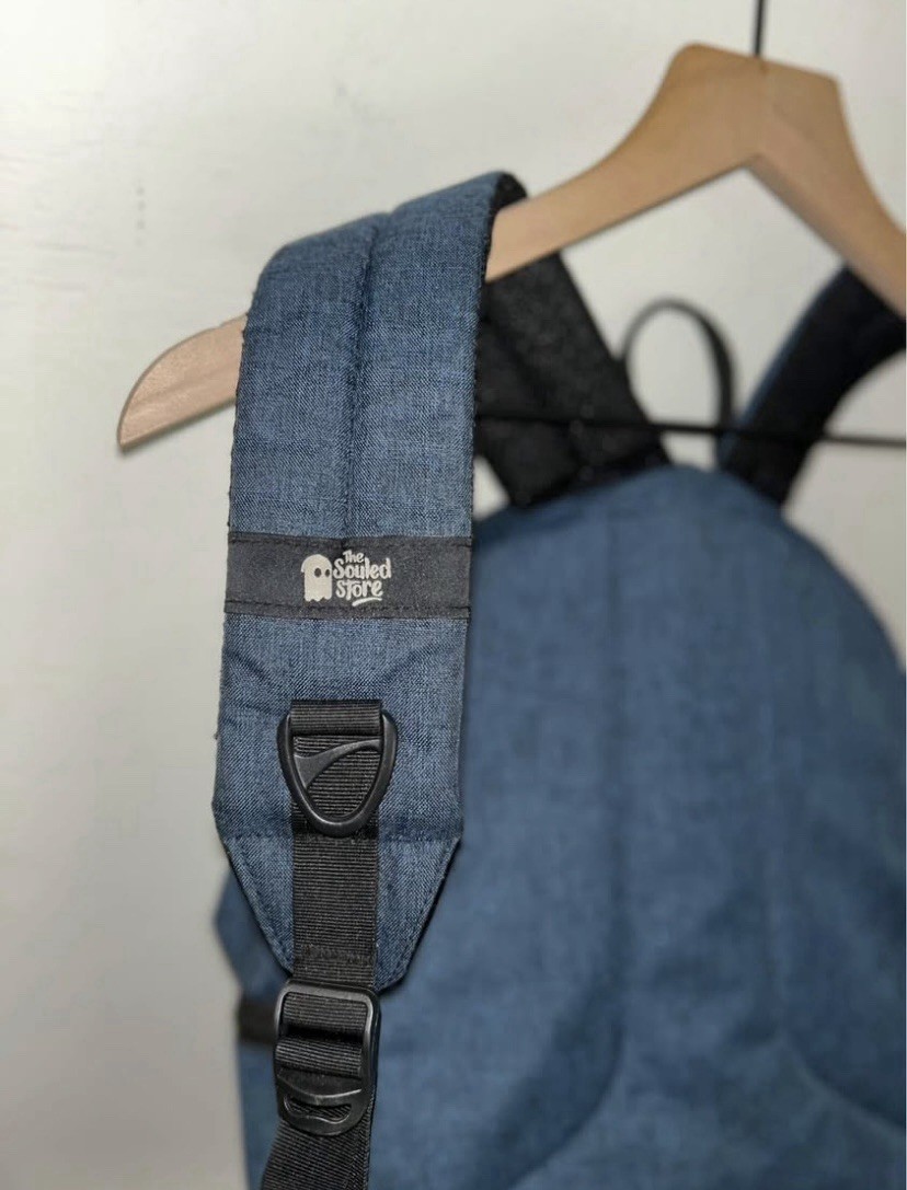 The Souled Store Navy Mens Backpack