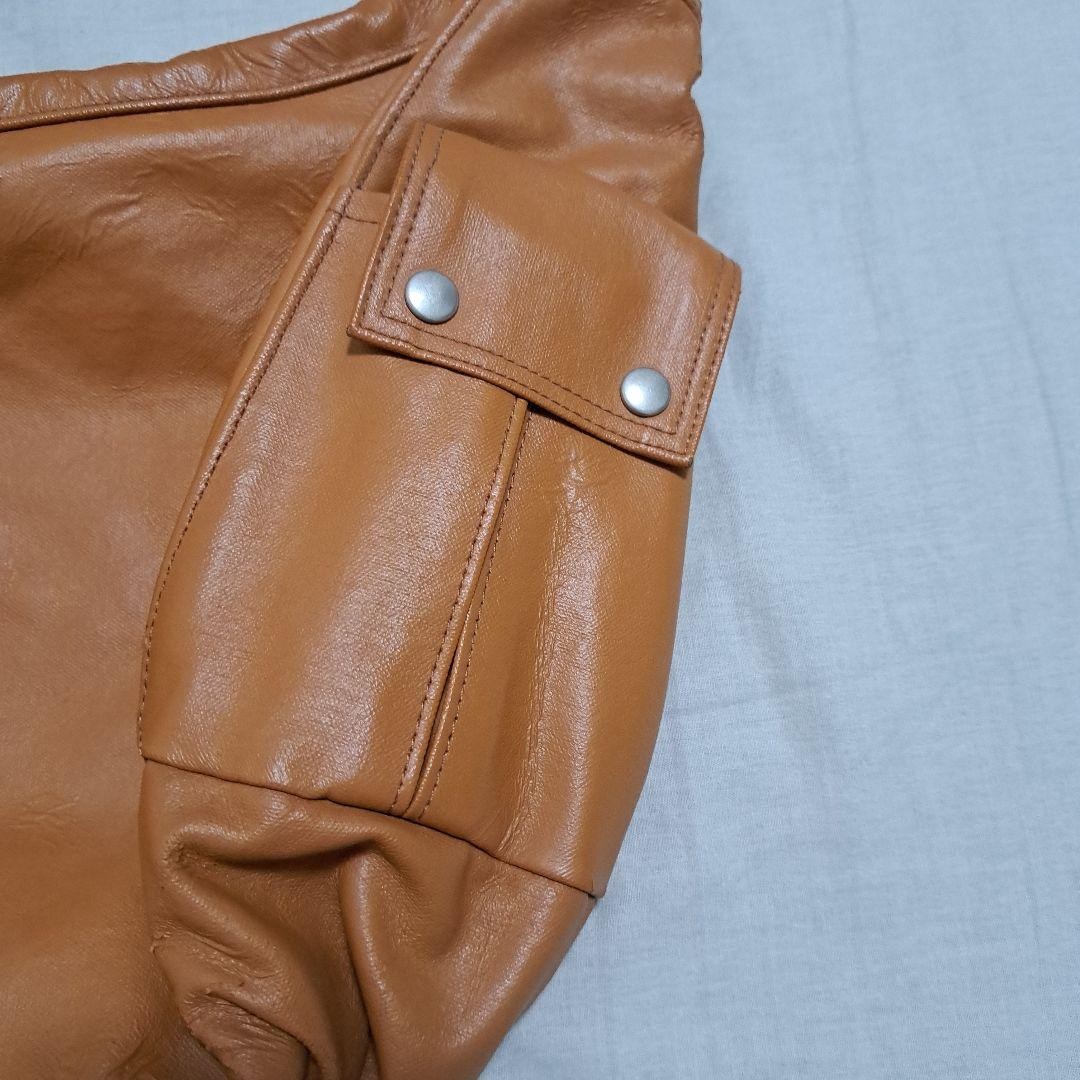 PORTER Shoulder Bag Camel Crescent Shape