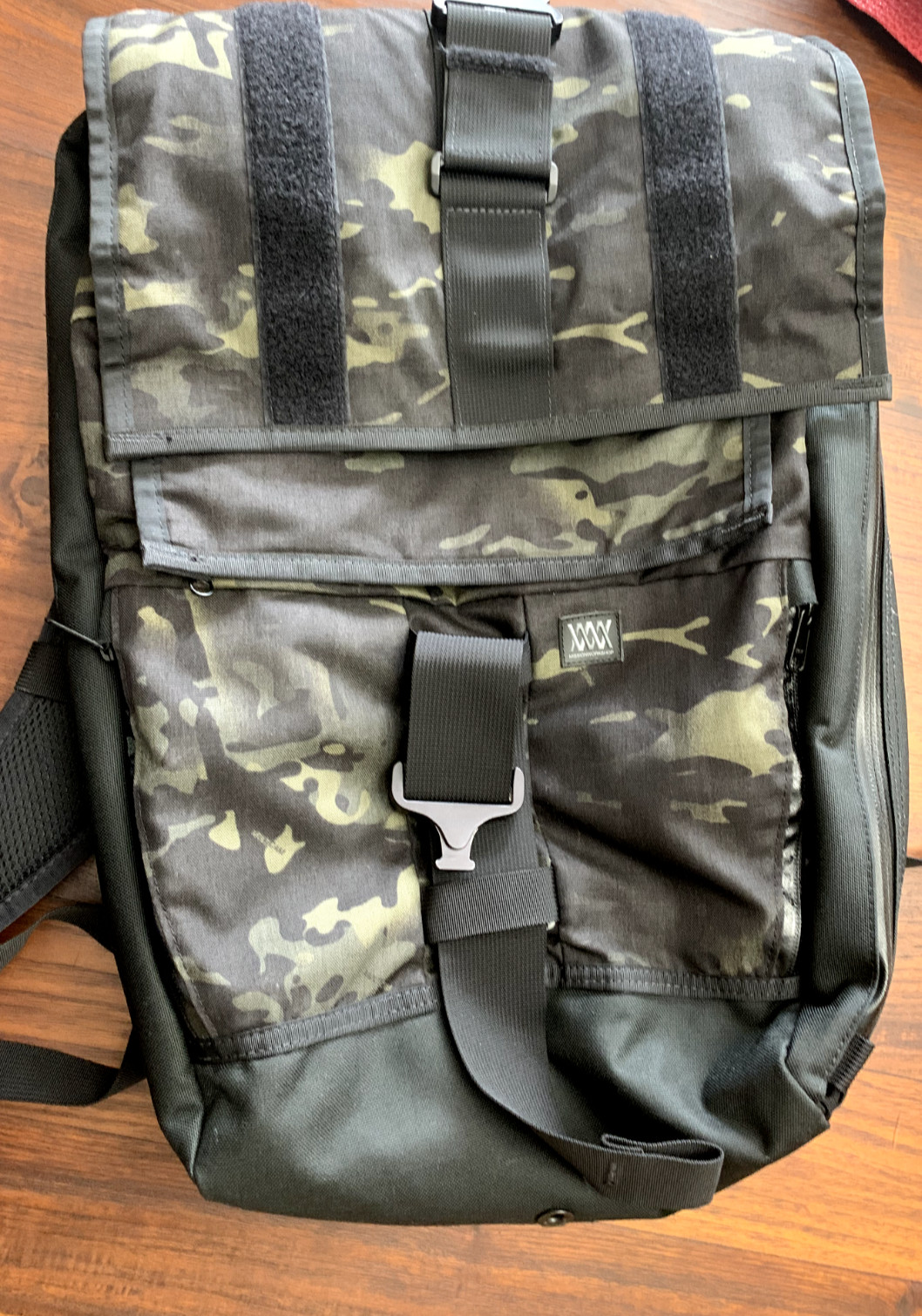 Mission Workshop Vandal Backpack (29L – 65L) Black Camo with COBRA Buckle