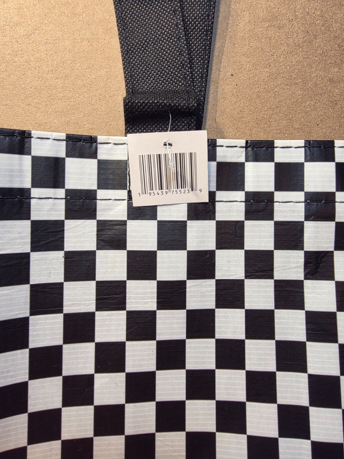 Vans Off the Wall Checkerboard Reusable Tote Bag