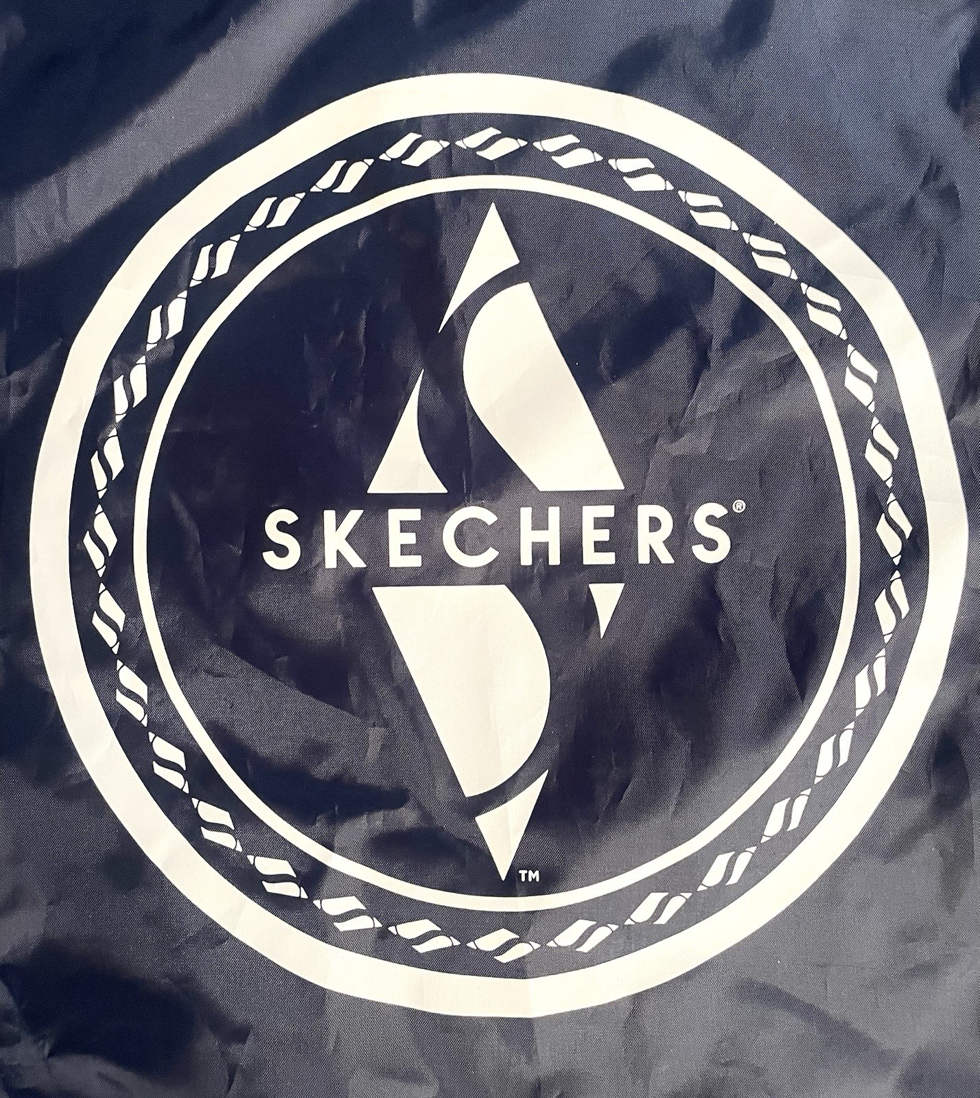 Skechers Brand Navy Blue Large Draw Sting Bag Backpack