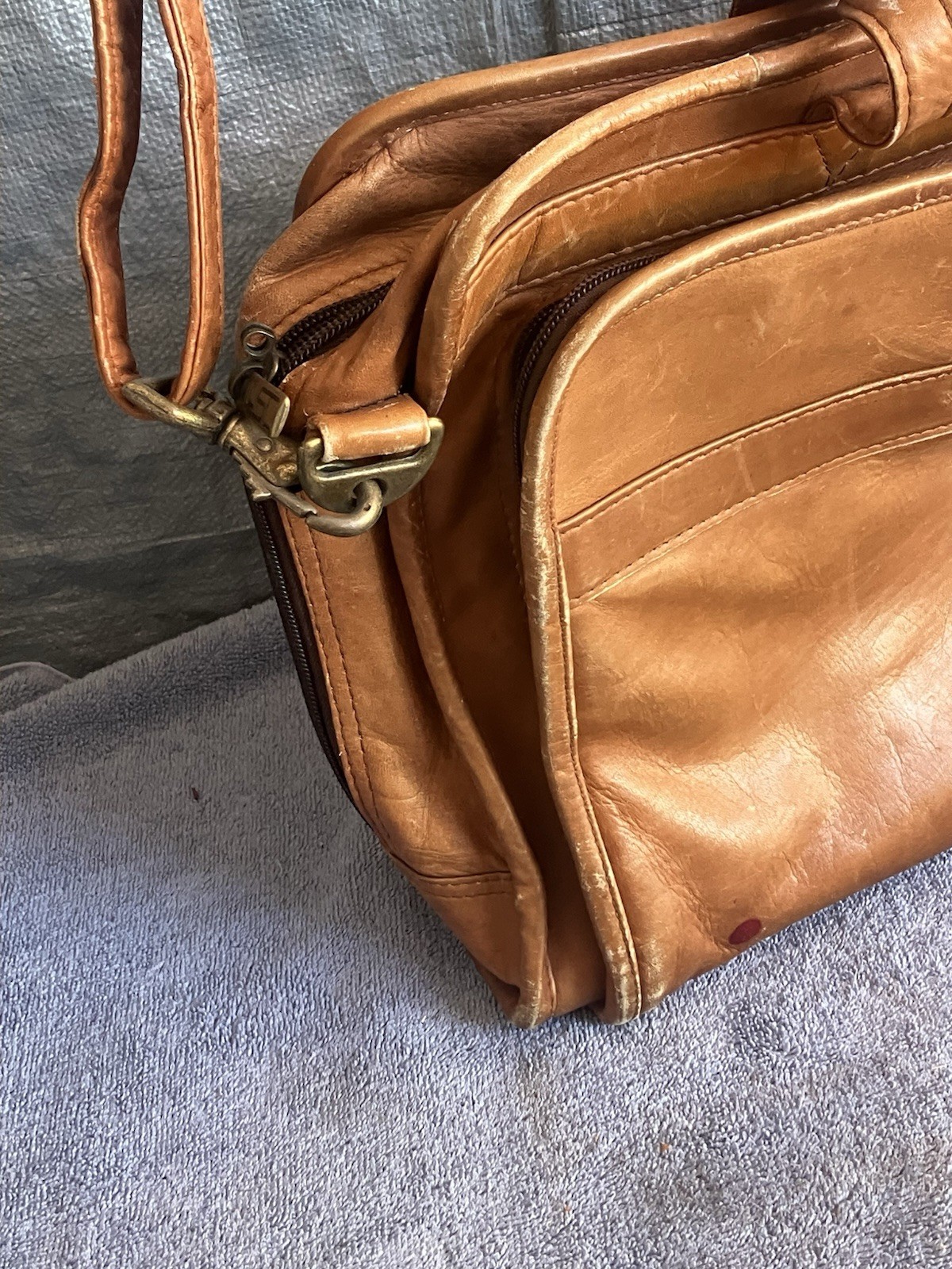 Vintage USC Messenger Bag Soft Side Briefcase