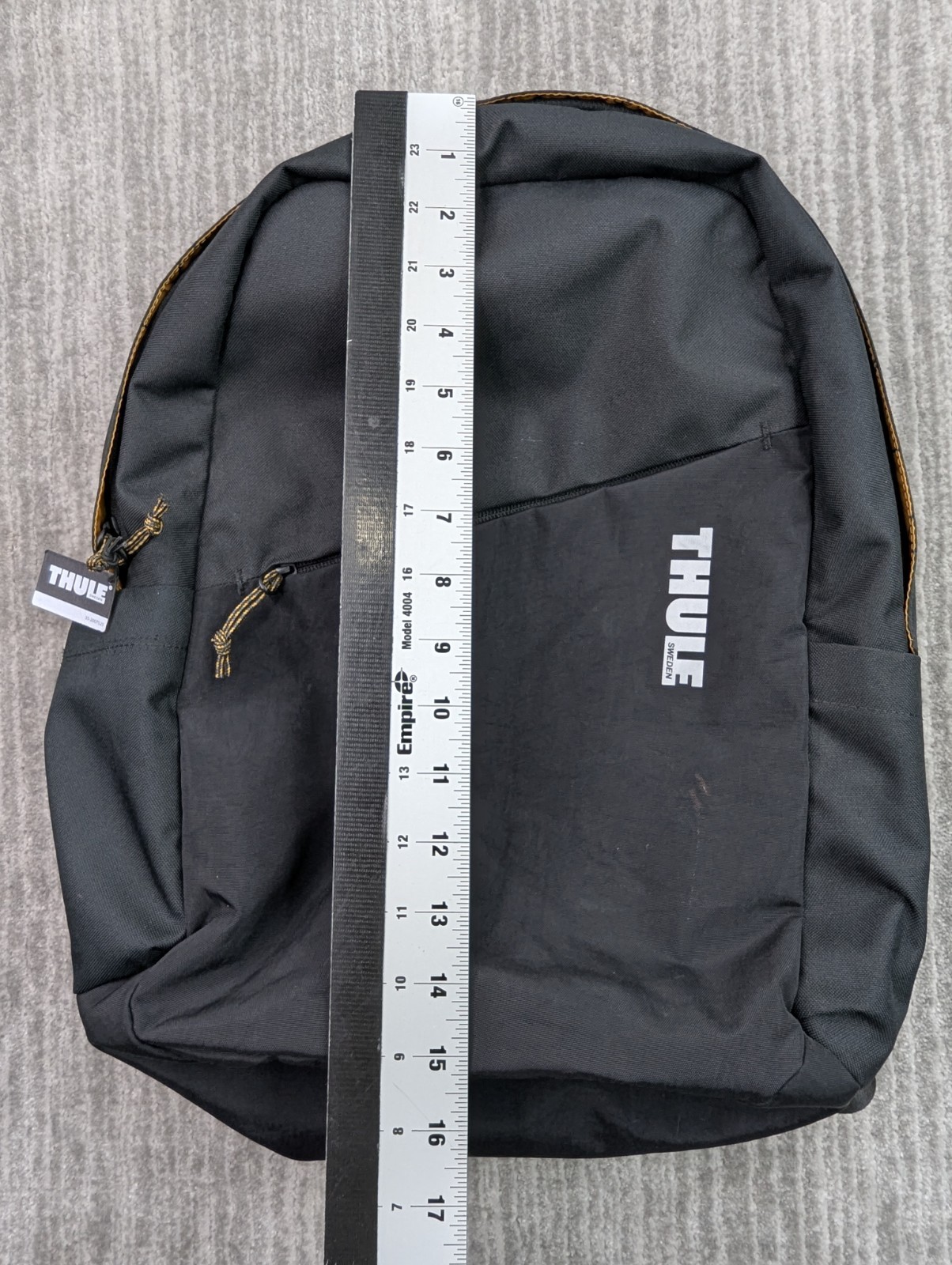 Thule Sweden Notus Backpack Black Laptop Travel Work School Commuter NEW