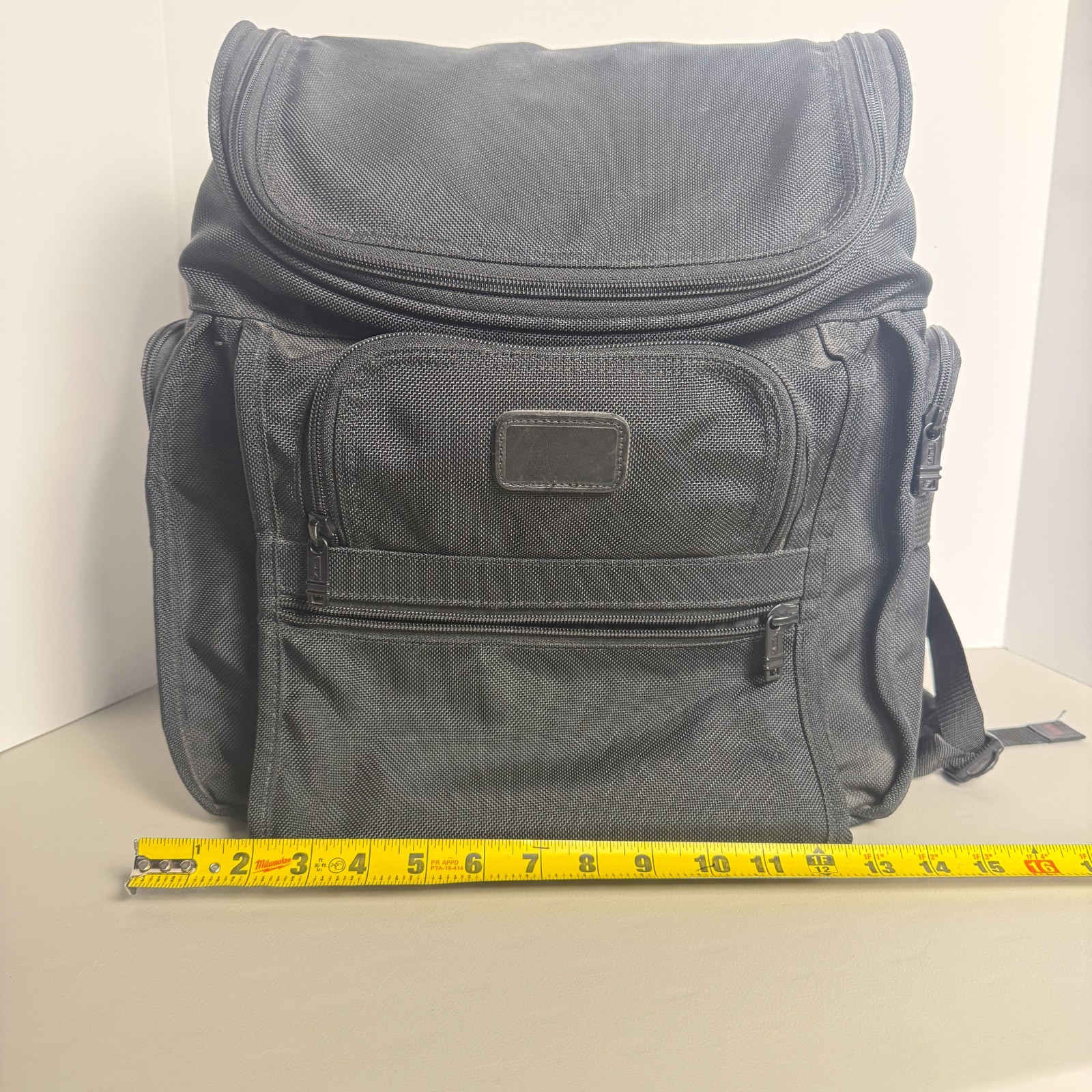 Tumi Alpha Laptop Backpack Black 2641D3 Ballistic Nylon
