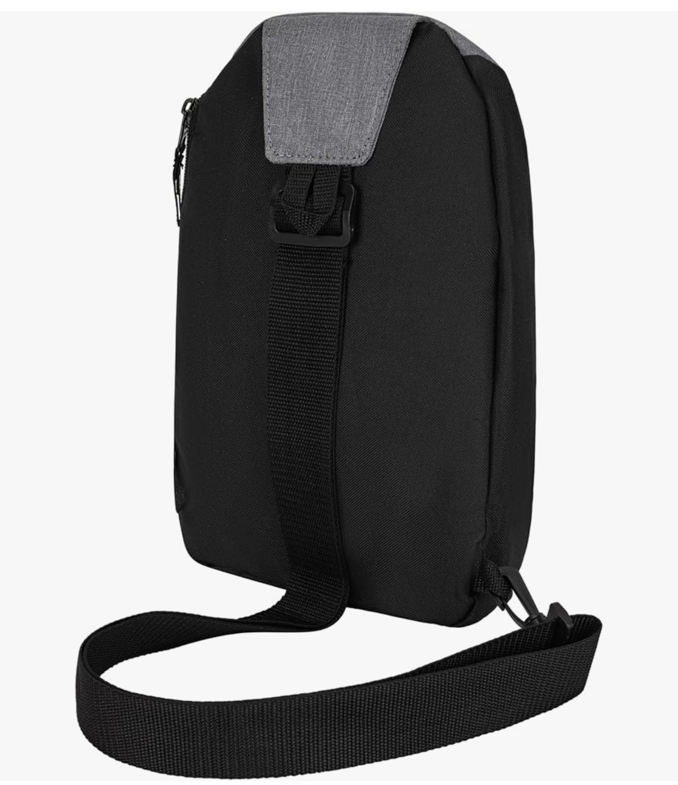PUMA Men’s Gray/Black Sling Crossbody Bag Adjustable Strap Zip Closure