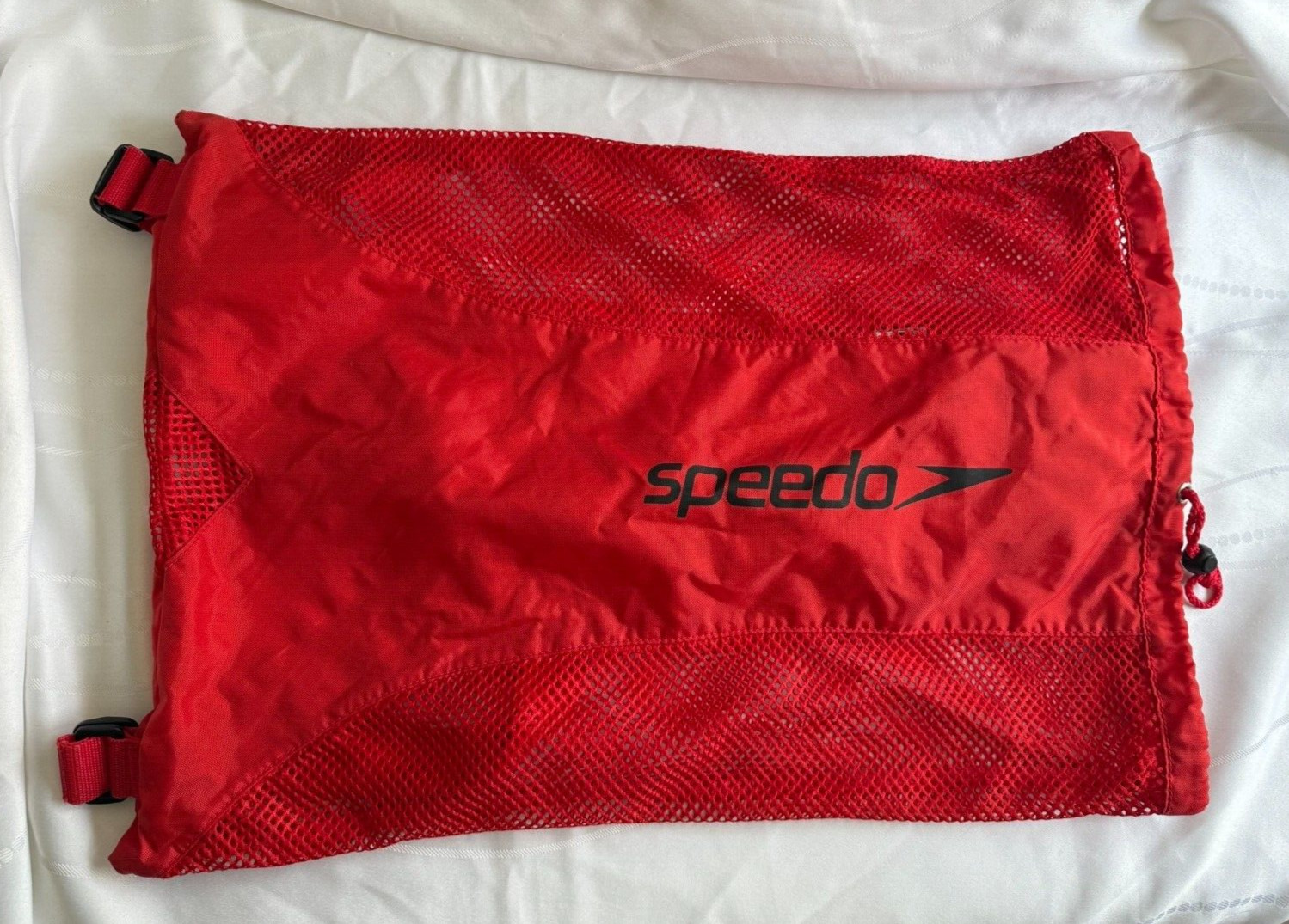 Speedo Red Ventilator Mesh Equipment Bag