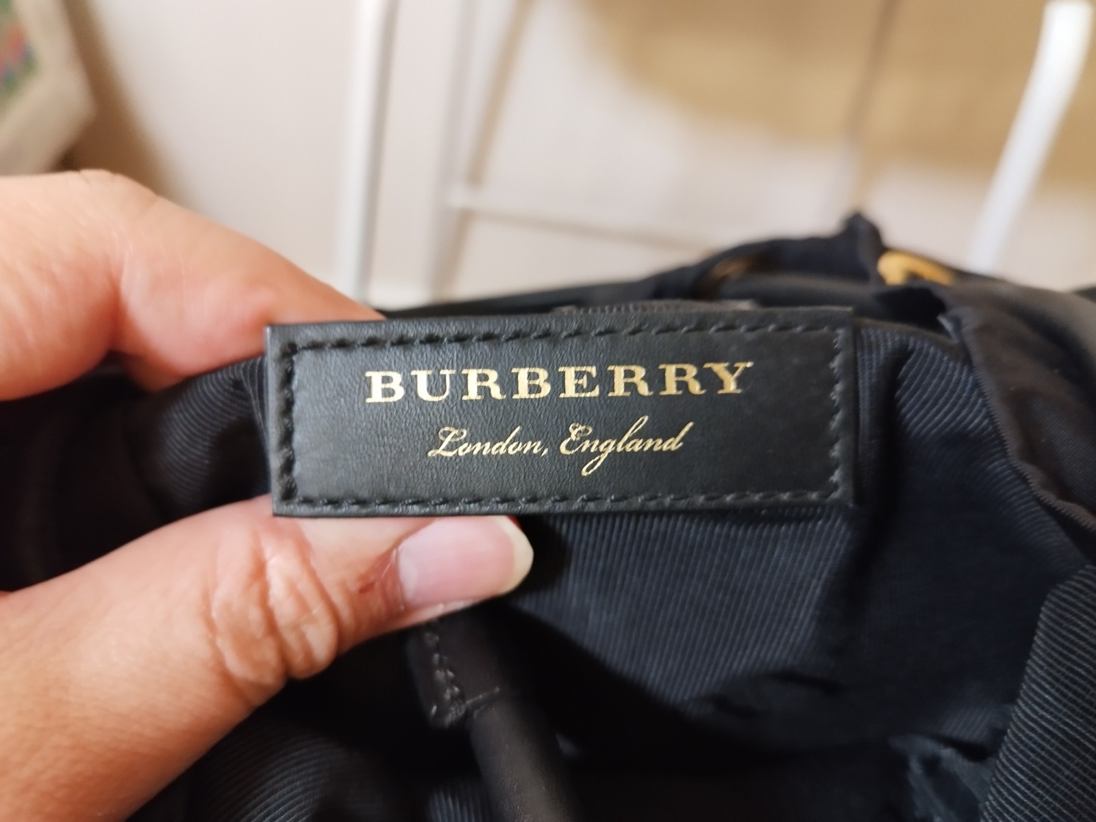 Burberry Nylon Rucksack, good condition