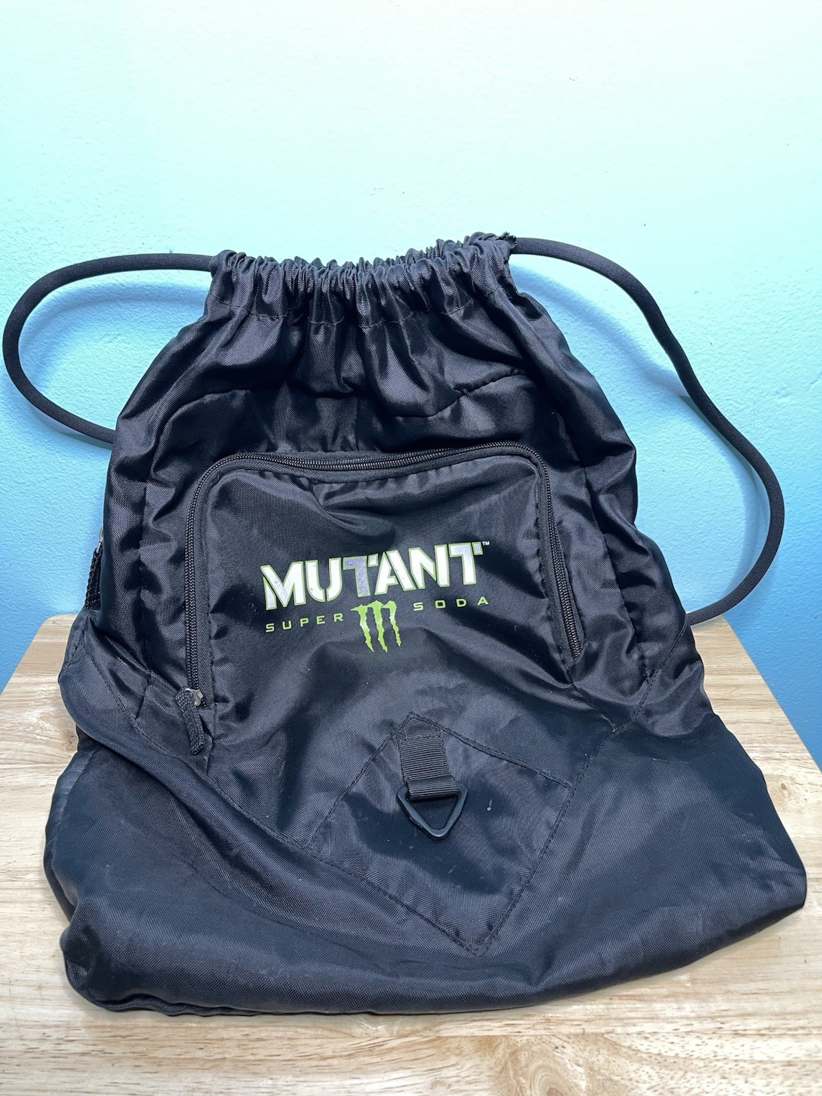 Monster Energy Mutant Drawstring Backpack Gym Bag