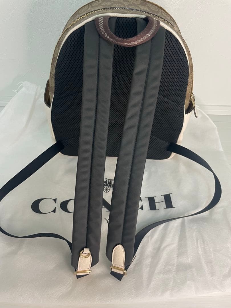 Import duty included for US buyers Coach White Backpack Clean Versatile Travel