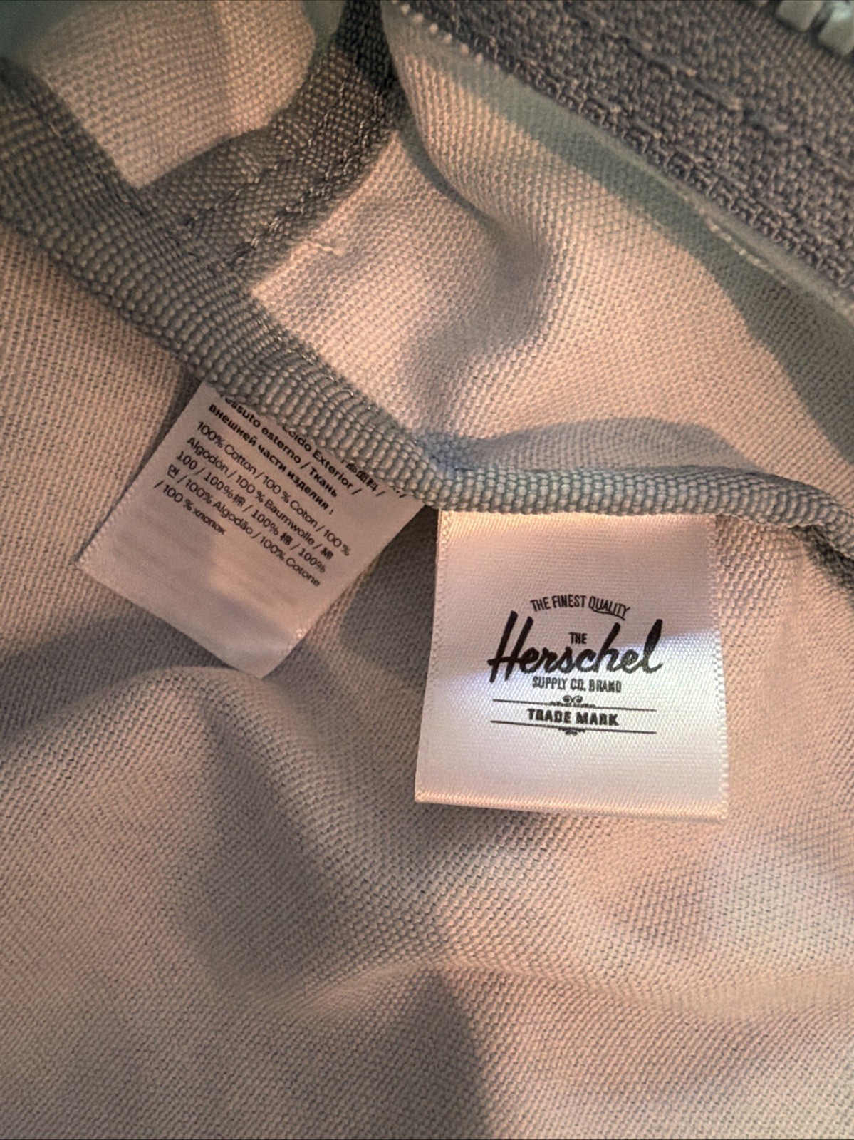 Herschel Supply Co. Cotton Daypack Backpack – GREEN BLUE SAGE NWOT