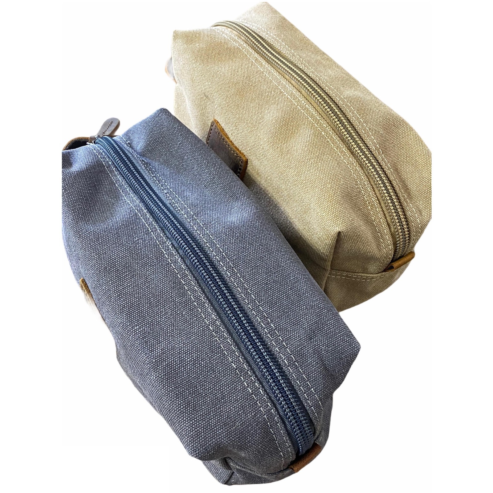 Men’s dop kit bag, toiletry bag for men, travel bag, Light Brown or Gray