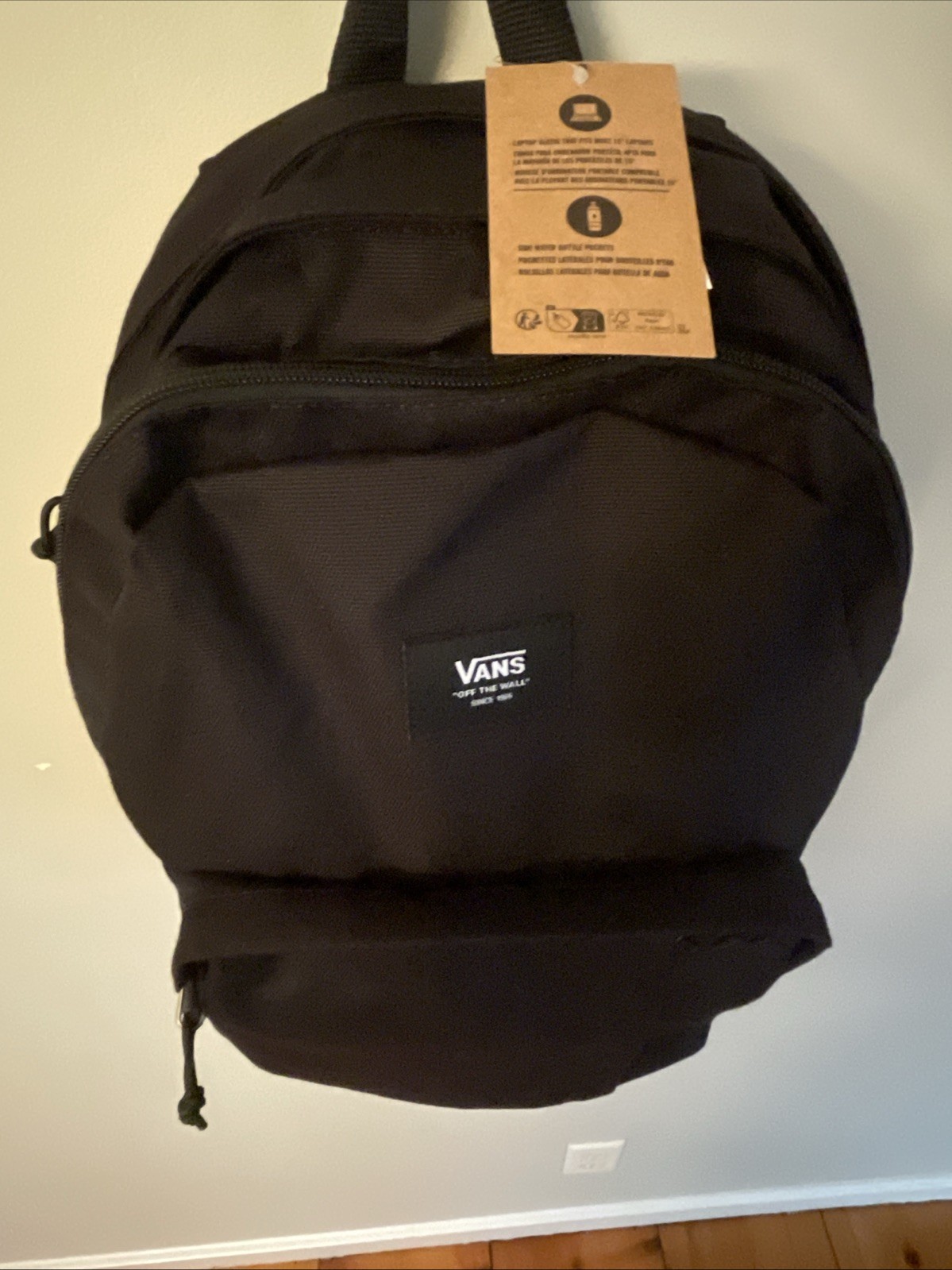 VANS Old Skool Trek Backpack Black School Laptop Zip Pocket 30 Liters NEW