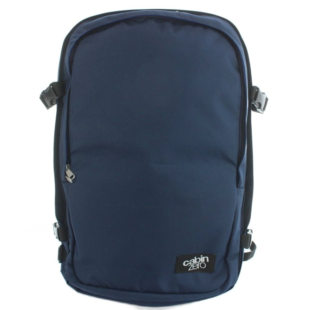 CabinZero 32L Navy Polyester Men’s Backpack, Excellent Condition, 20x13x5in