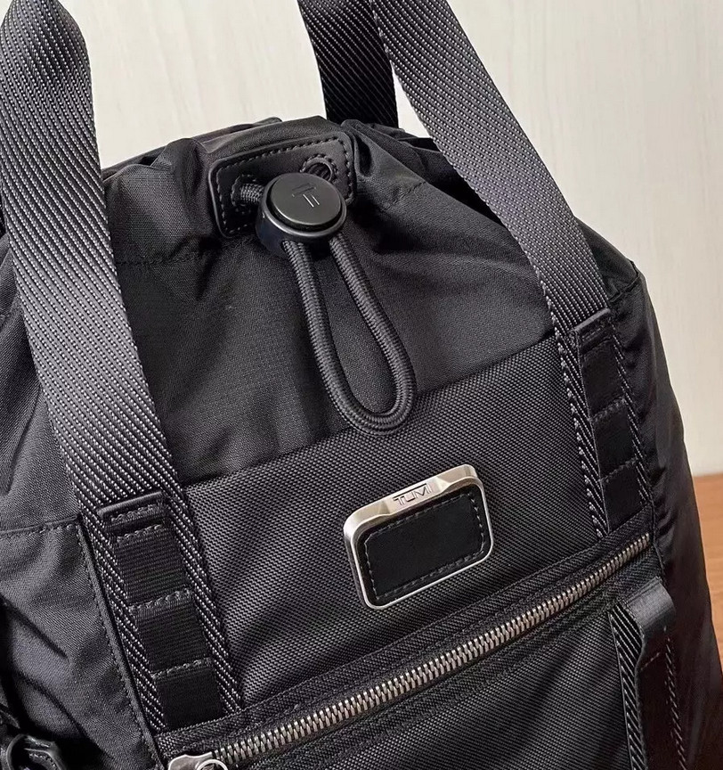 Tumi Alpha Bravo Transport Drawstring Backpack Shoulder Bag Business Sports Bag