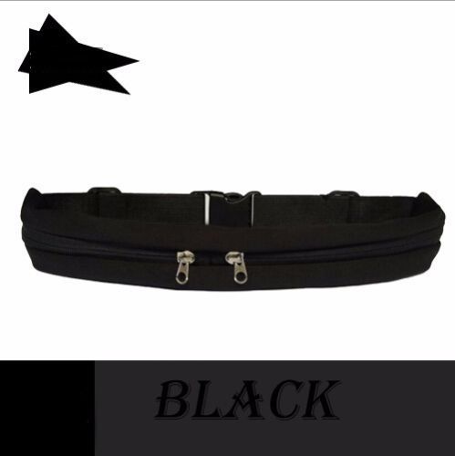 Gym Fitness Sport Runner Waist Bum Bag Running Jogging Belt Pouch Zip Fanny Pack