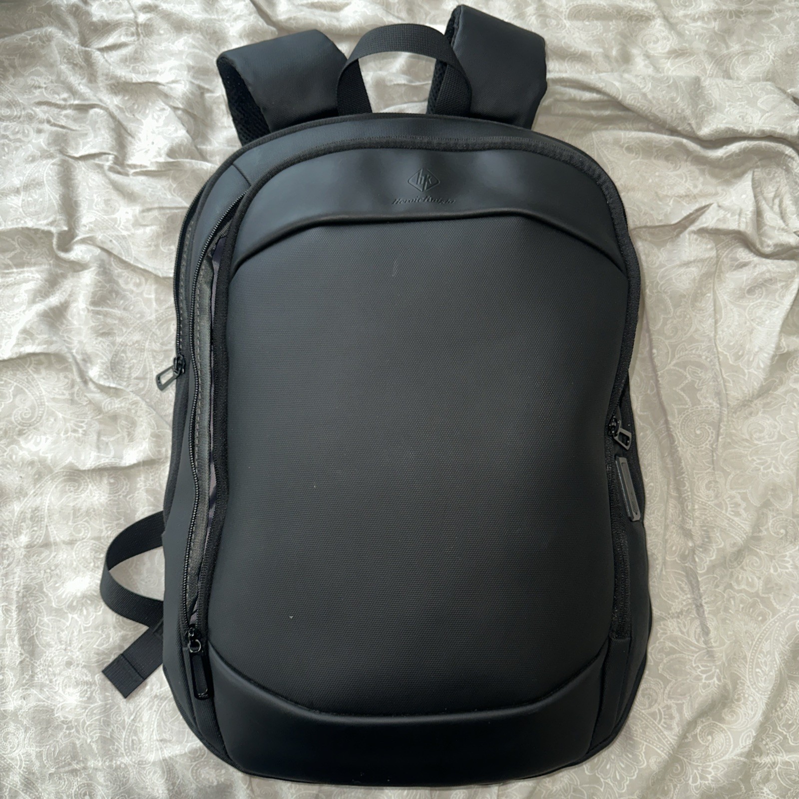 Heroic Knight Business Smart Backpack Waterproof 15.6 In Laptop Backpack Black