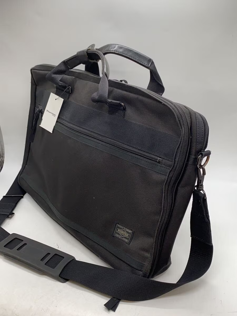 PORTER CLIP 2way Briefcase Nylon BLK