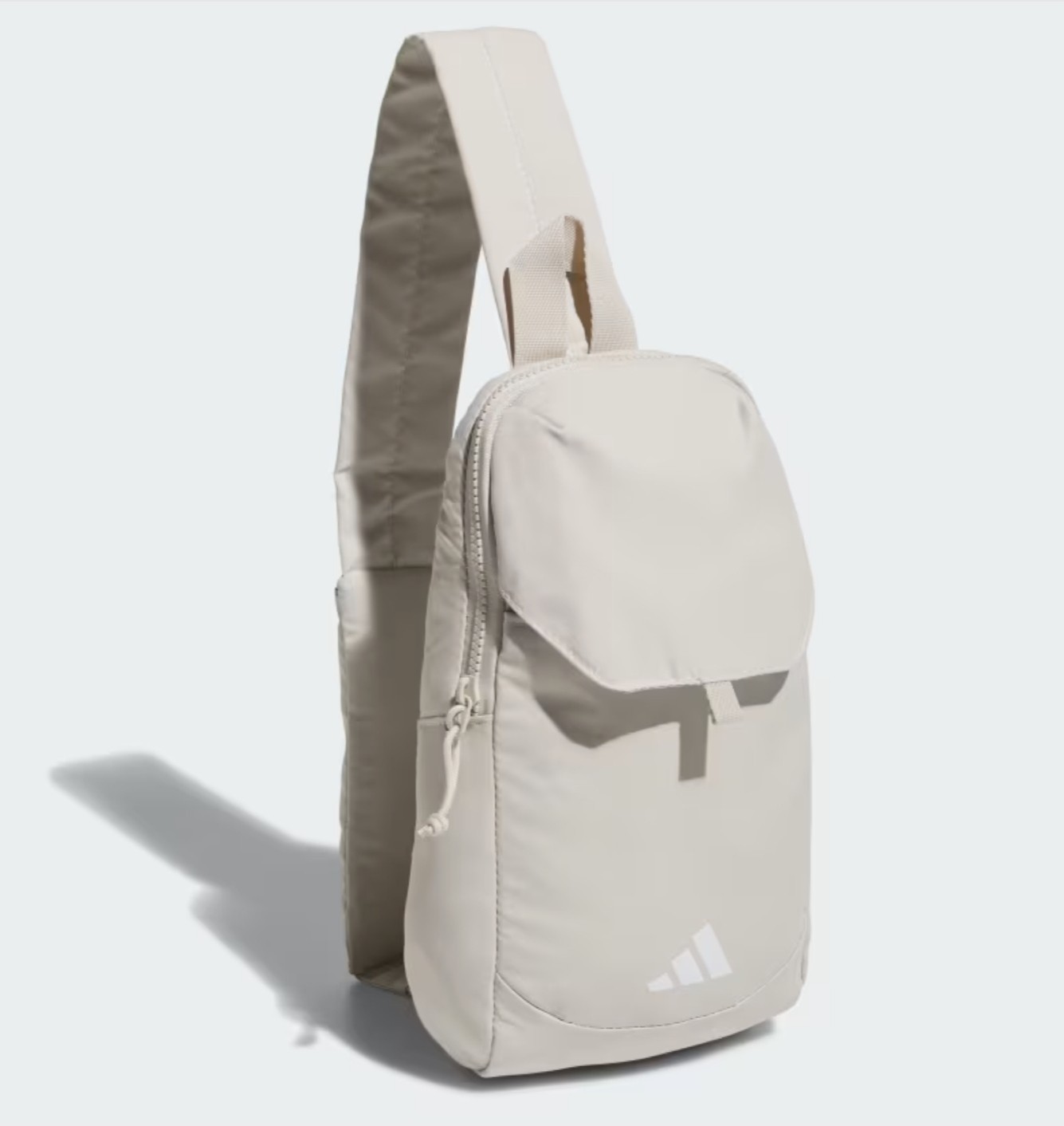 Adidas Essentials 3 Sling Crossbody Bag, Beige (Cream), NWT Adjustable