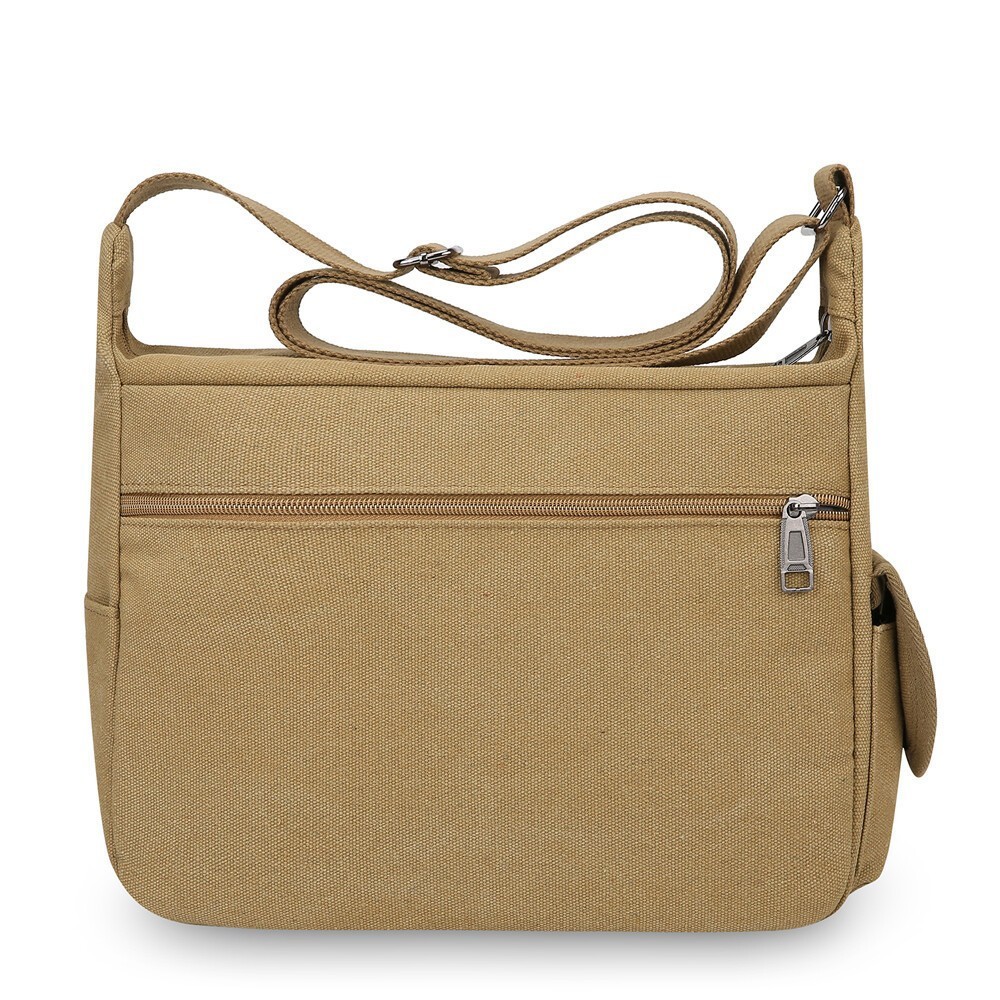 Men’s Canvas Crossbody Bag Vintage Messenger Satchel Casual Daypack Shoulder Bag