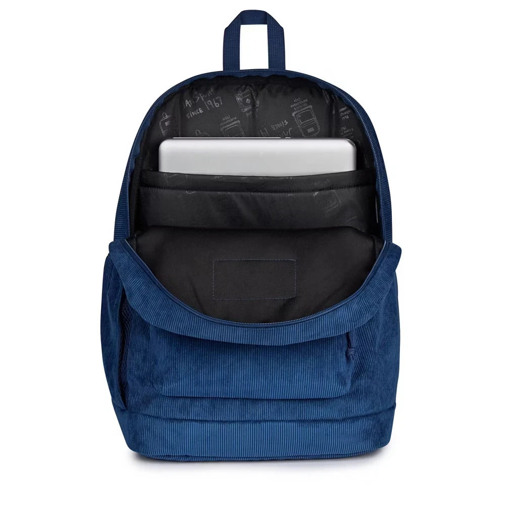 JanSport Cross Town Plus Remix 17″ Backpack – Navy Blue: High School