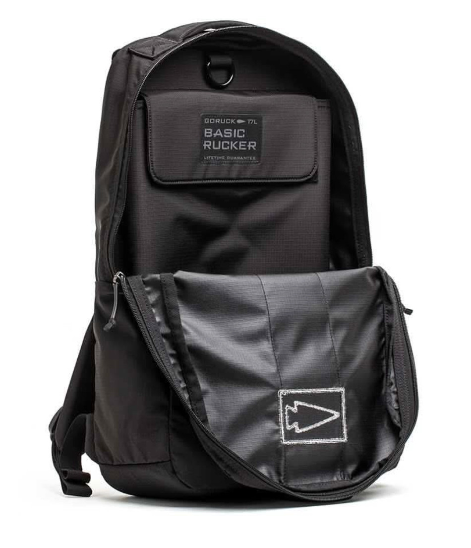 GORUCK Basic Rucker 17L Tactical Backpack for Outdoor, Hiking & Travel – Black