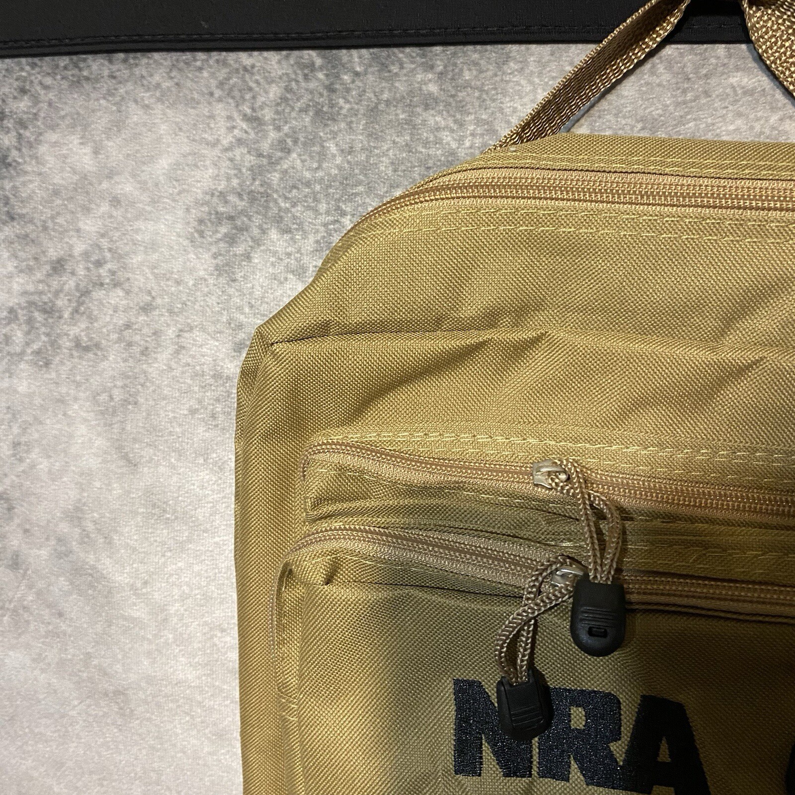 NRA Tactical Backpack Range Hunting Bag Storage Bag Desert Tan Khaki 15″H x12″W