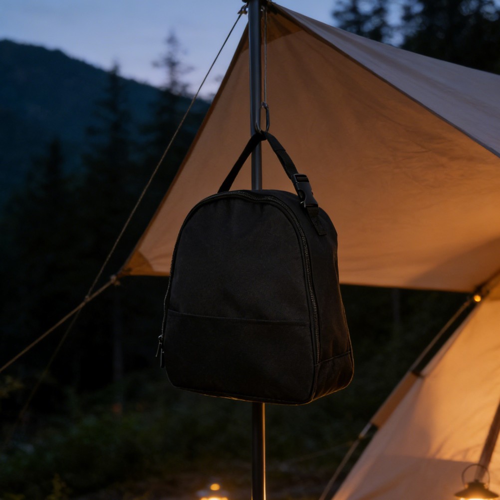 Fan Backpack Bag for Hand Camping Protective Case Storage with Handle