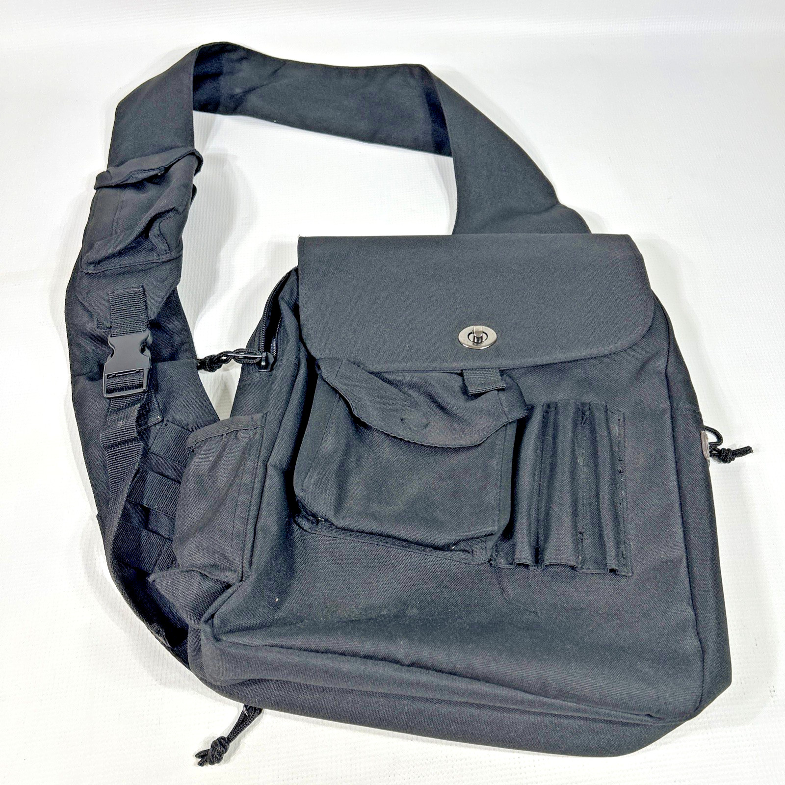 Man-Pack OpSac, Men’s shoulder-sling pack, Laptop sleeve, Chest utility pocket